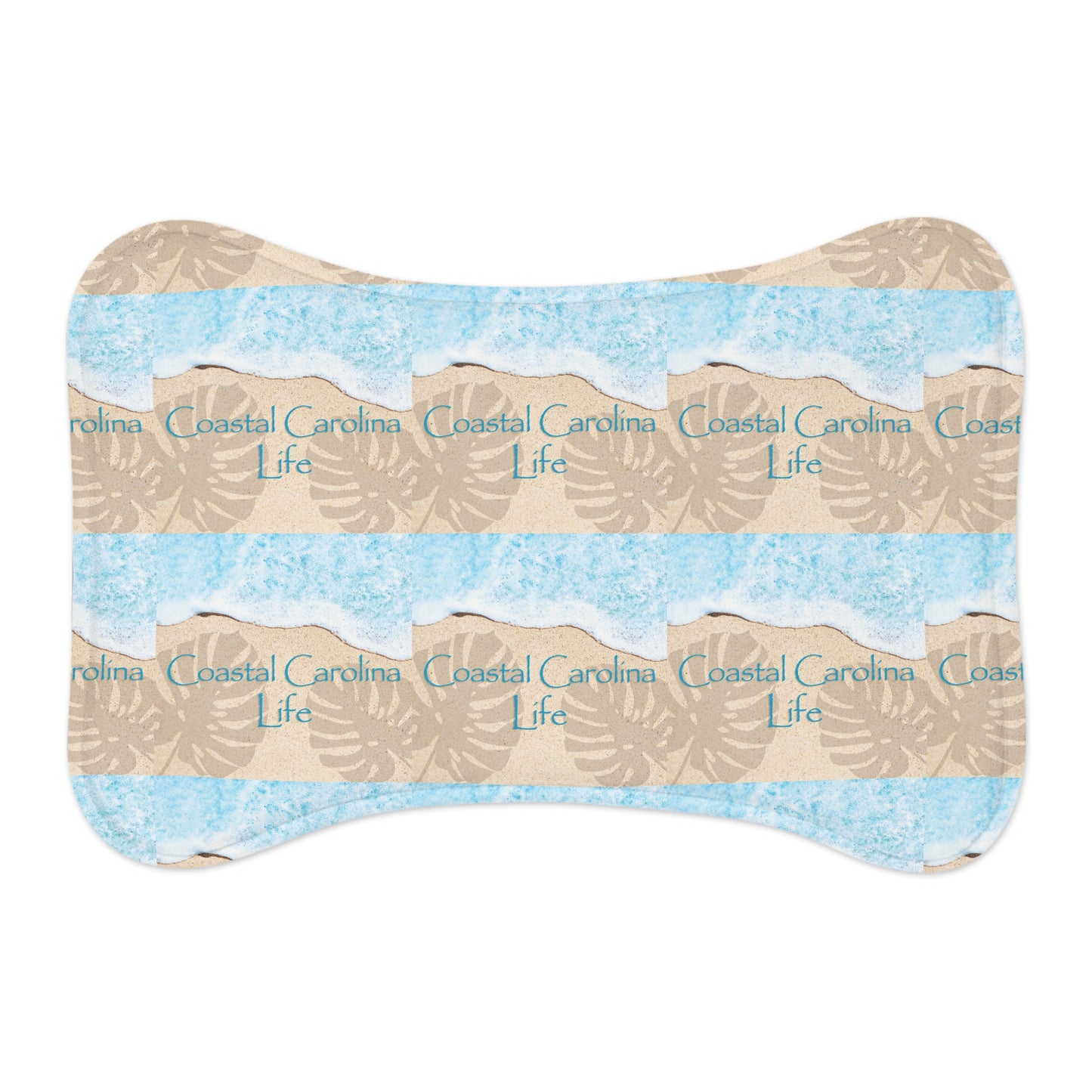 Water's Edge Coastal Pet Feeding Mat