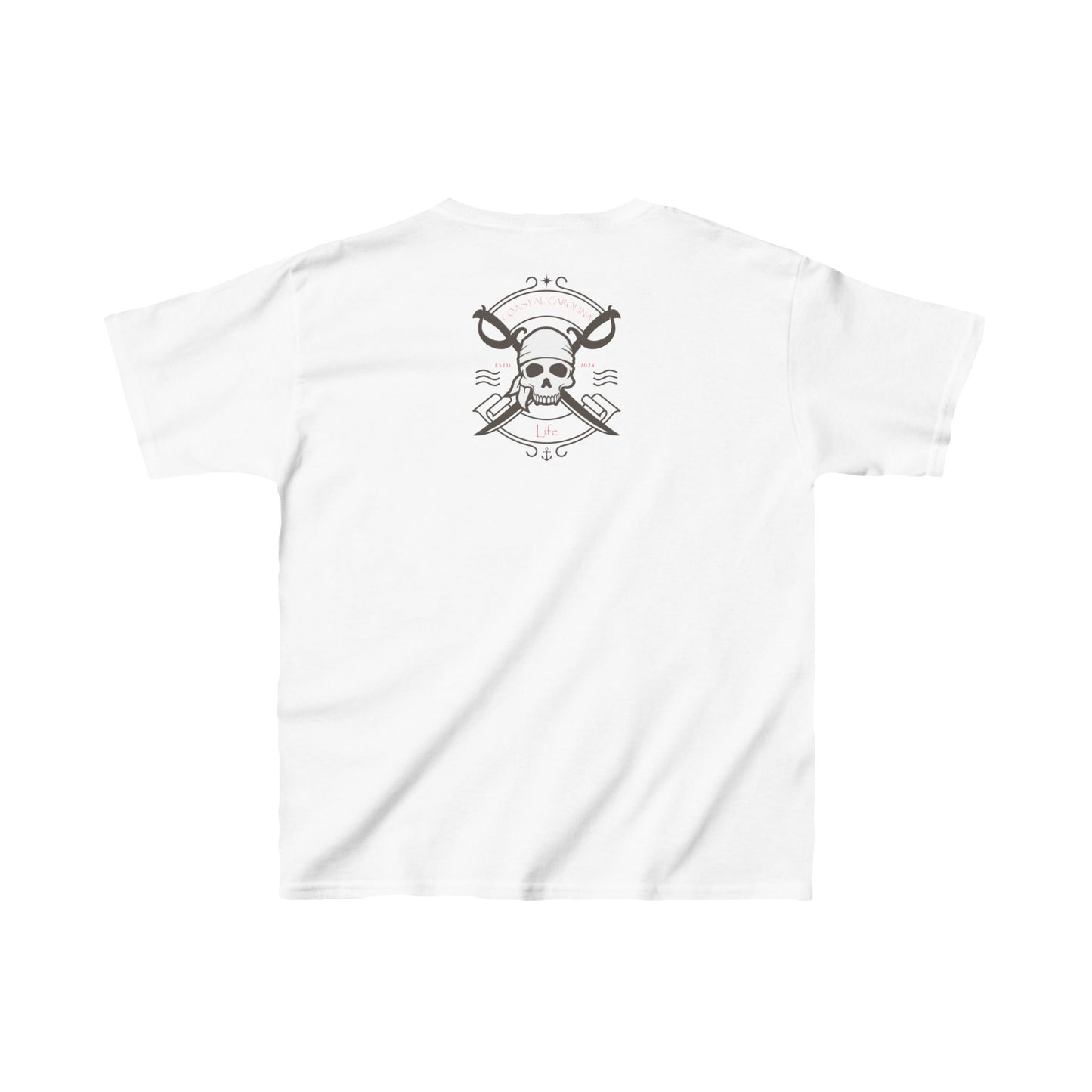 Pirate Skull Kids Beach T-Shirt