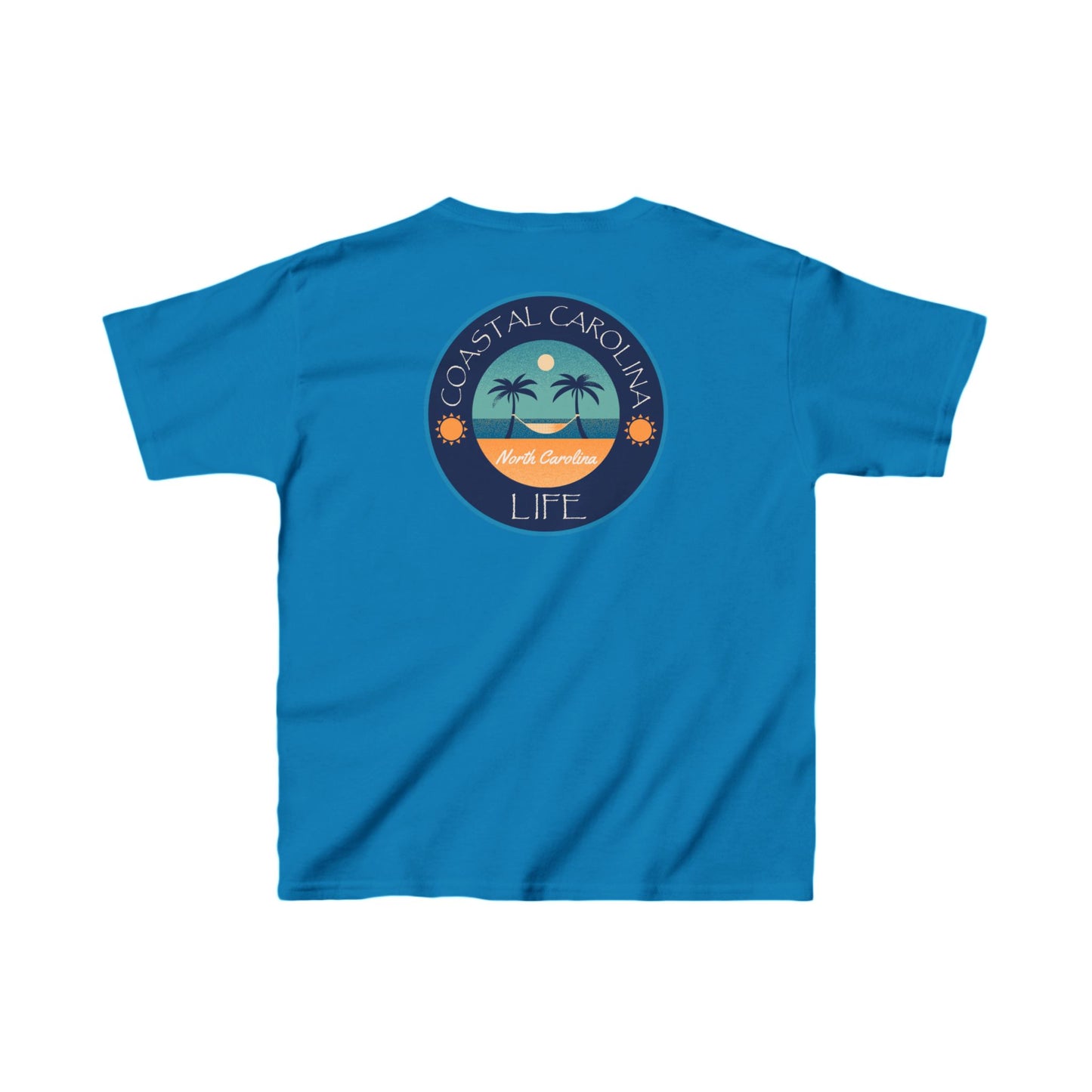 North Carolina Kids Beach T-Shirt