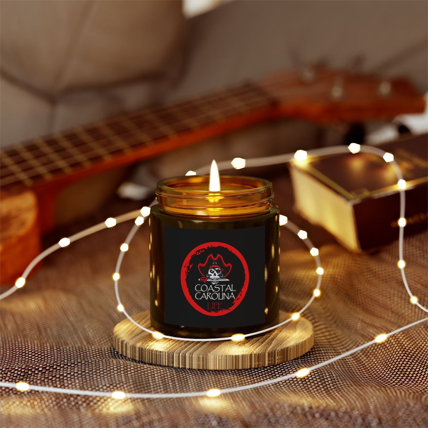Coconut Apricot Wax Scented Candles - Pirate