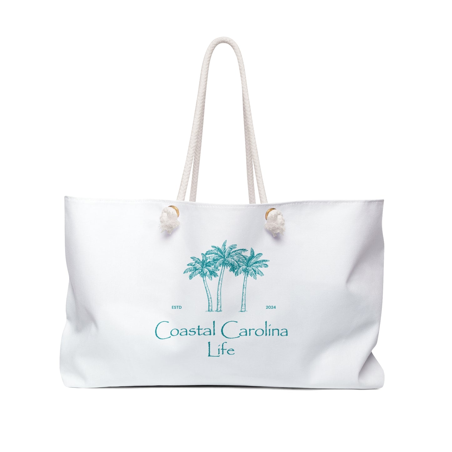 Palm Trees Coastal Weekender Tote