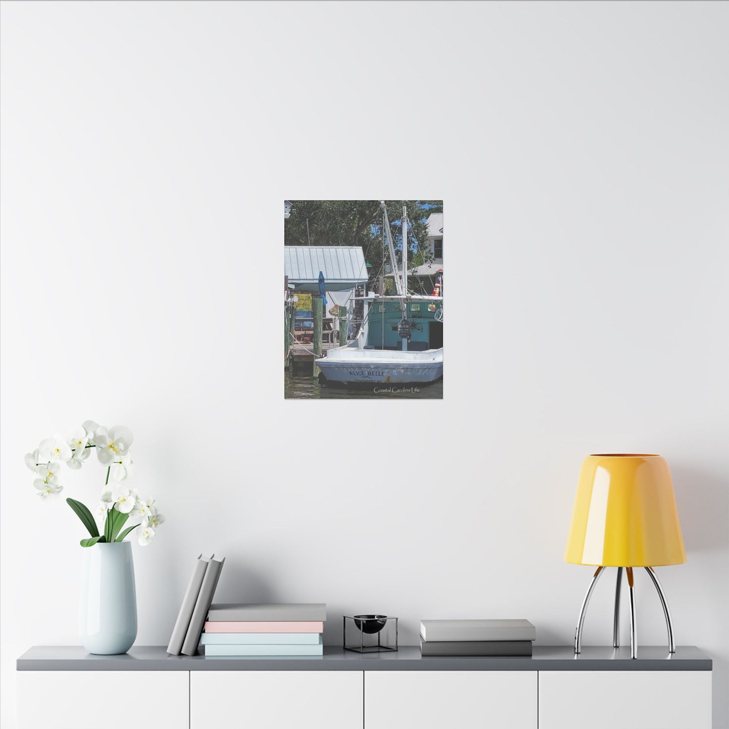 Historical Boat Coastal Carolina Canvas