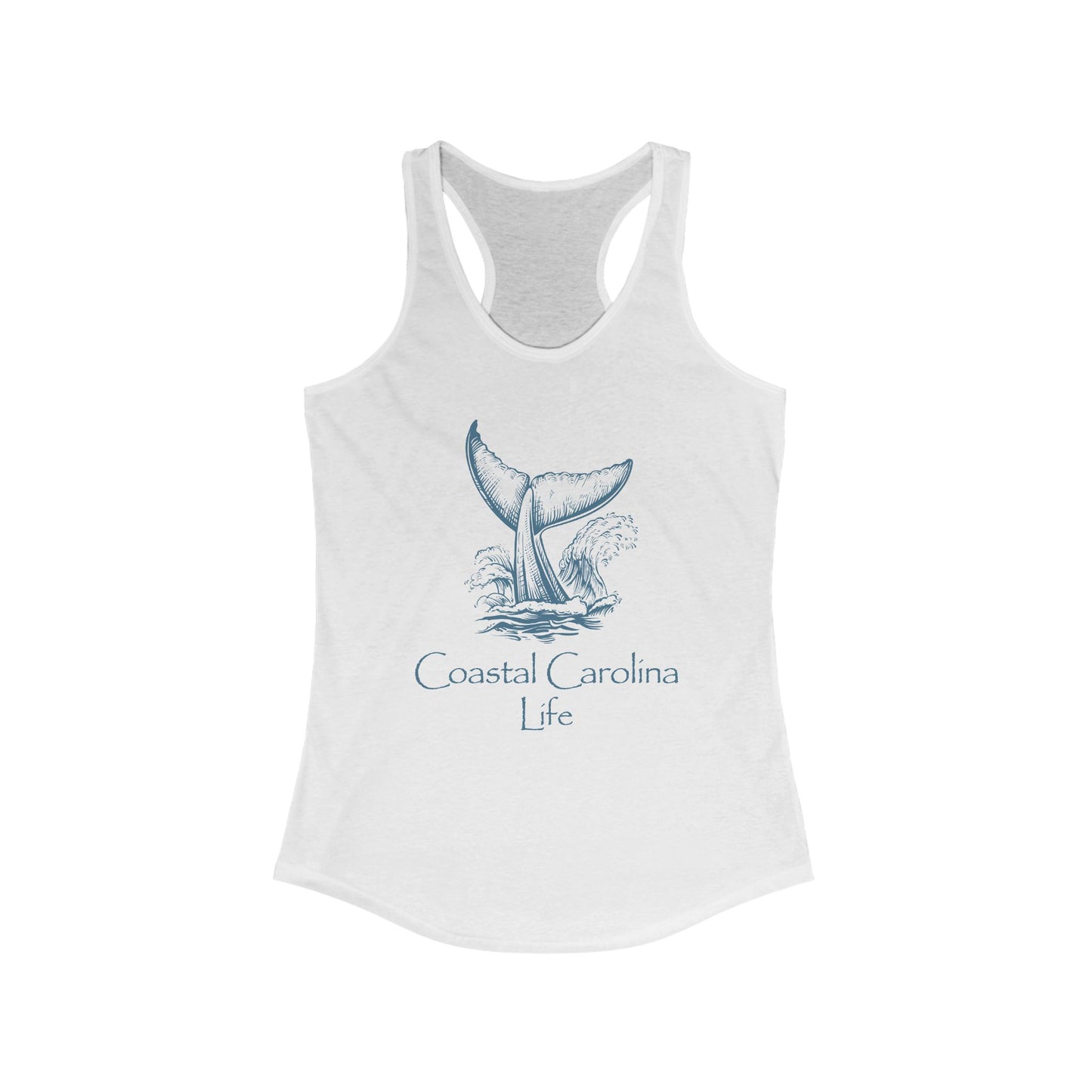 Women's Coastal Tank Top - Whale Tail