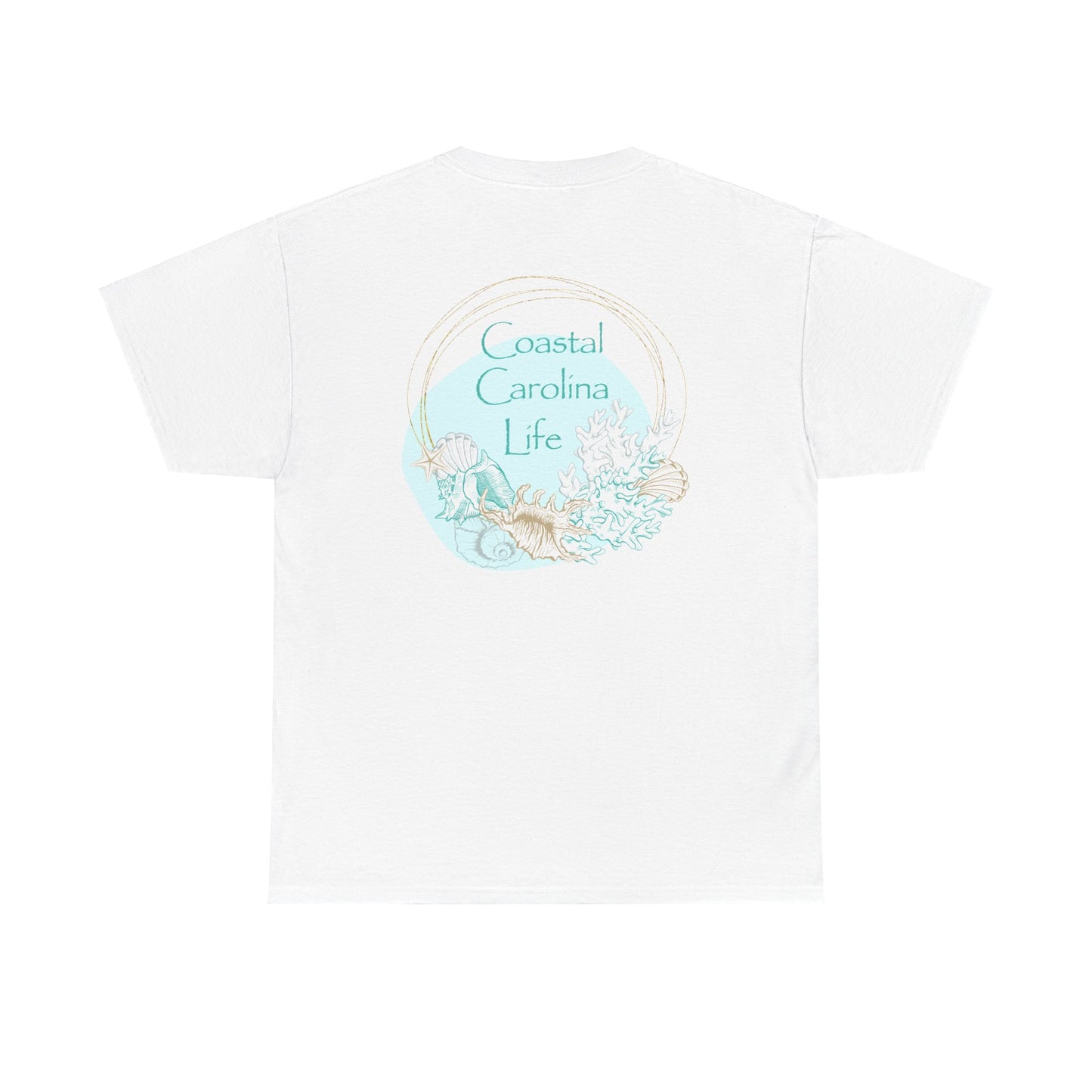 Women's Heavy Cotton T-Shirt - Shells and Coral