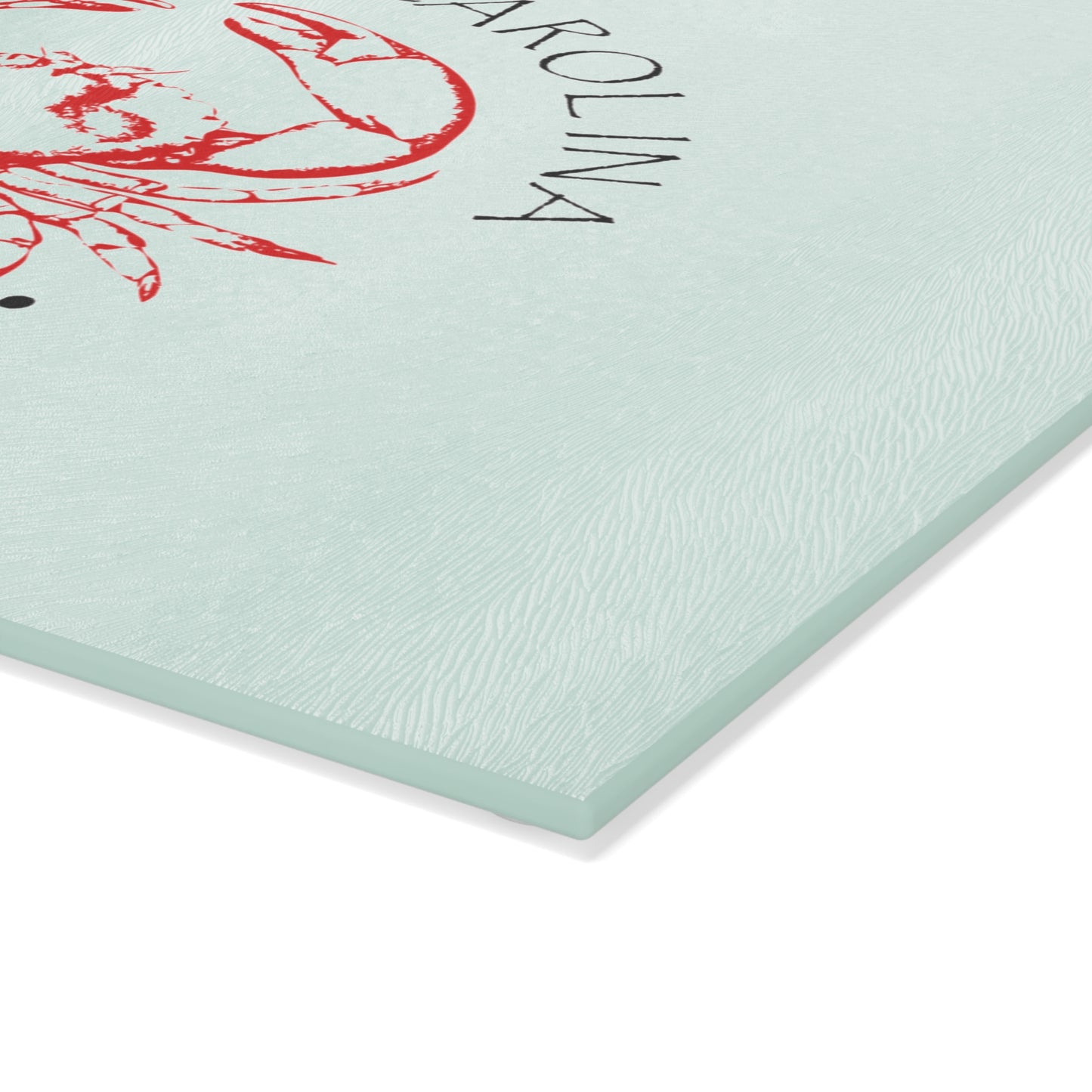 Crab Tempered Glass Cutting Board