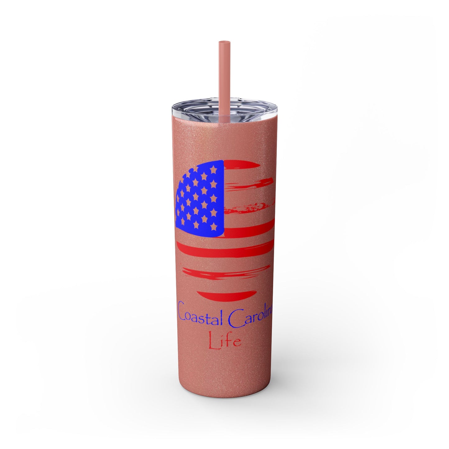 American Flag Skinny Tumbler