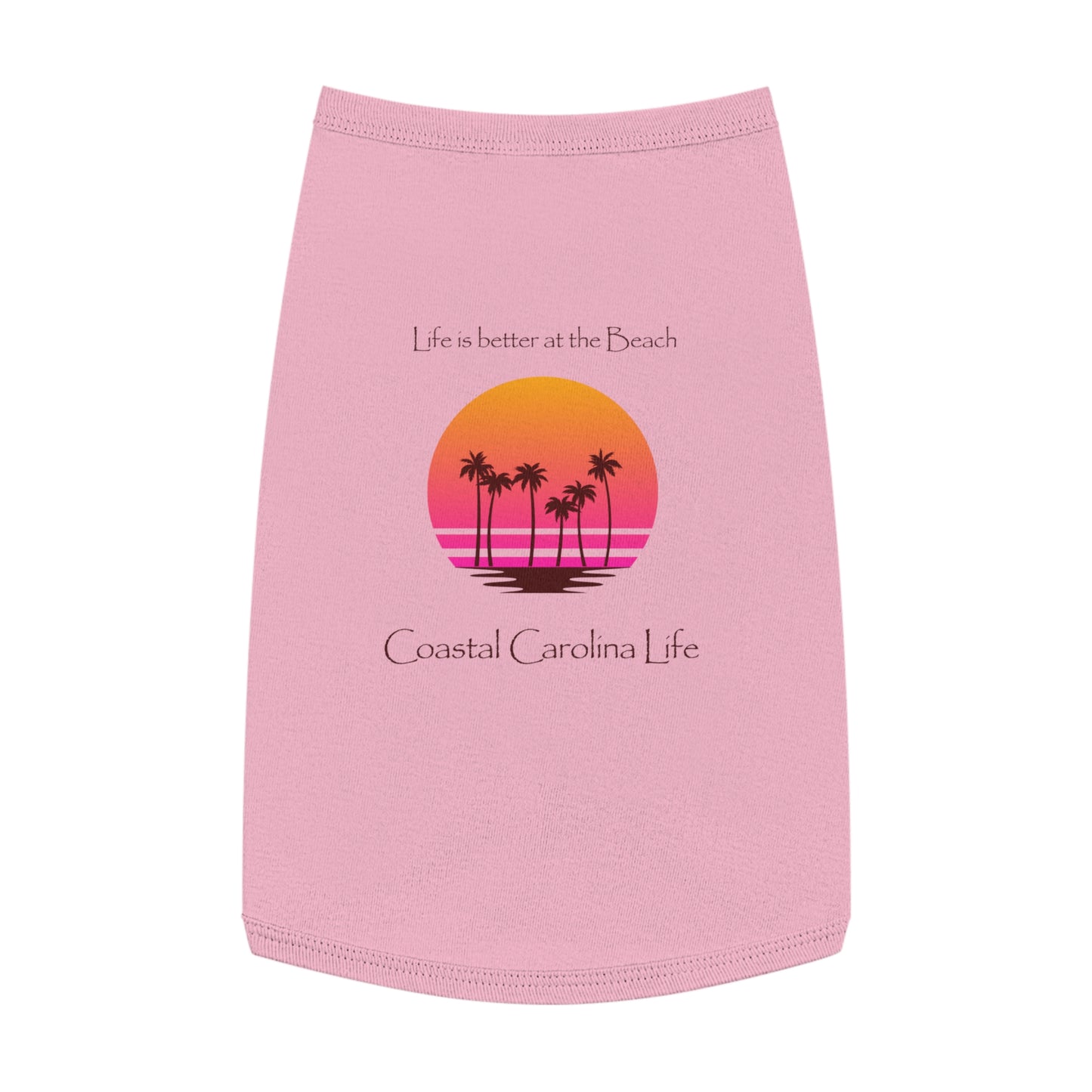 Life is better at the Beach Coastal Pet Shirt