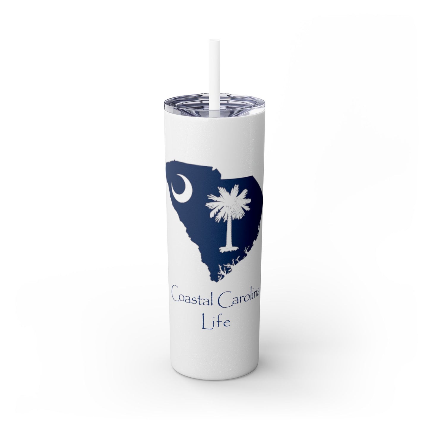 South Carolina Emblem Skinny Tumbler