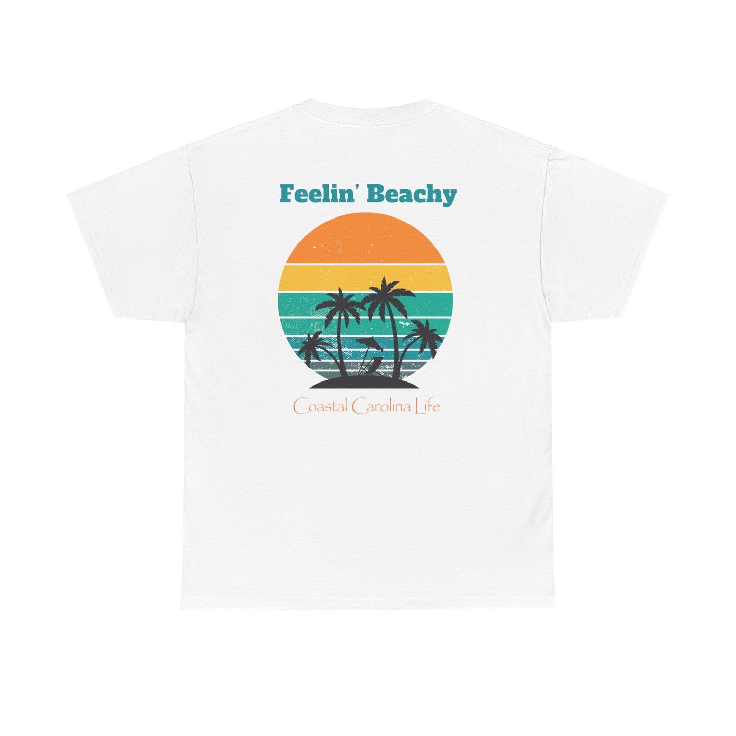 Women's Heavy Cotton T-Shirt - Feelin' Beachy