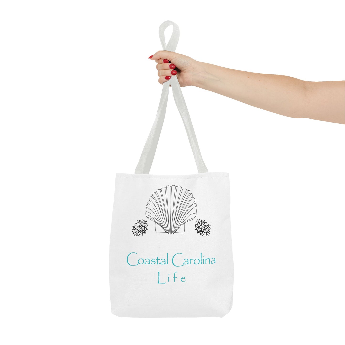 Clam Shell and Coral Coastal Tote Bag