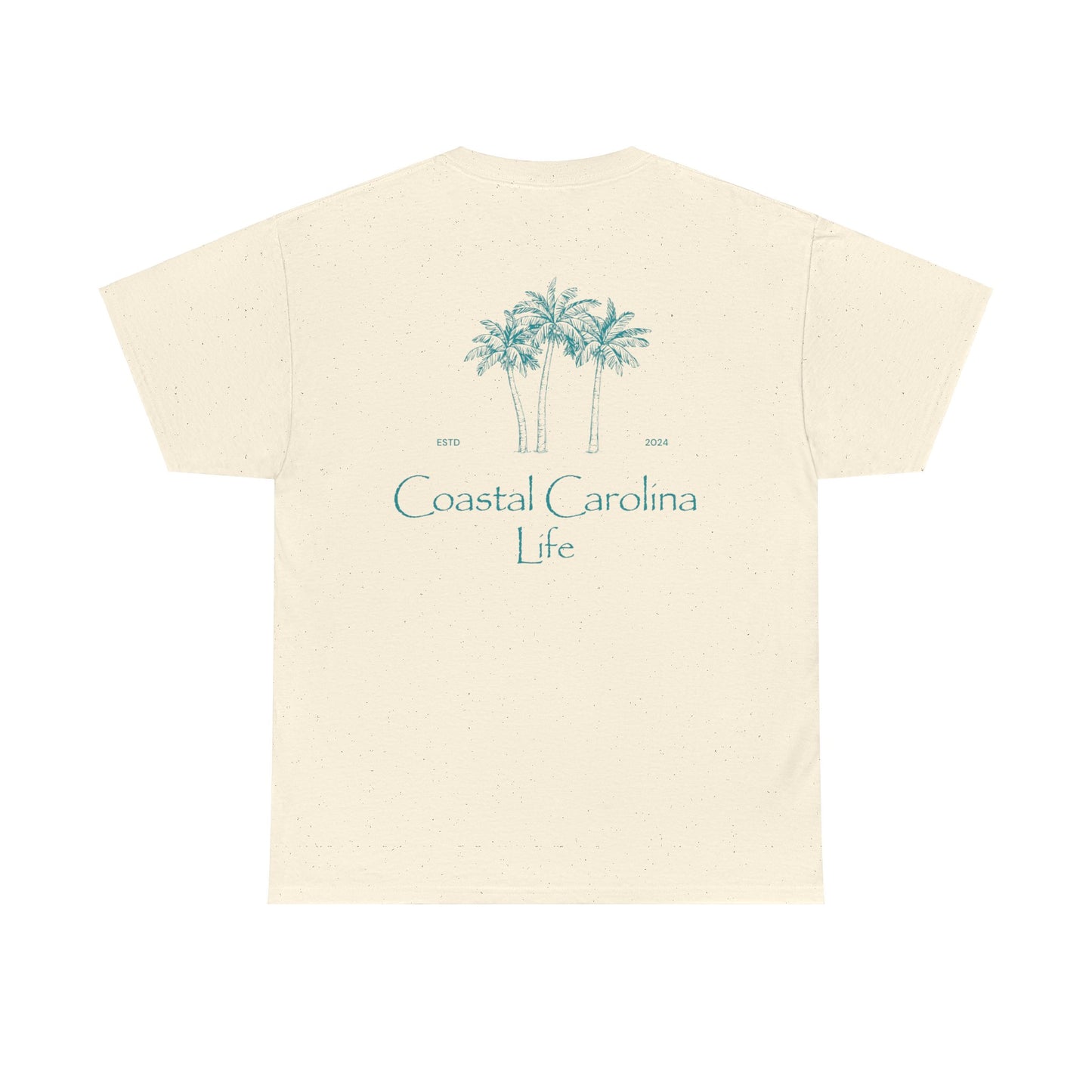 Women's Heavy Cotton T-Shirt - Palm Trees