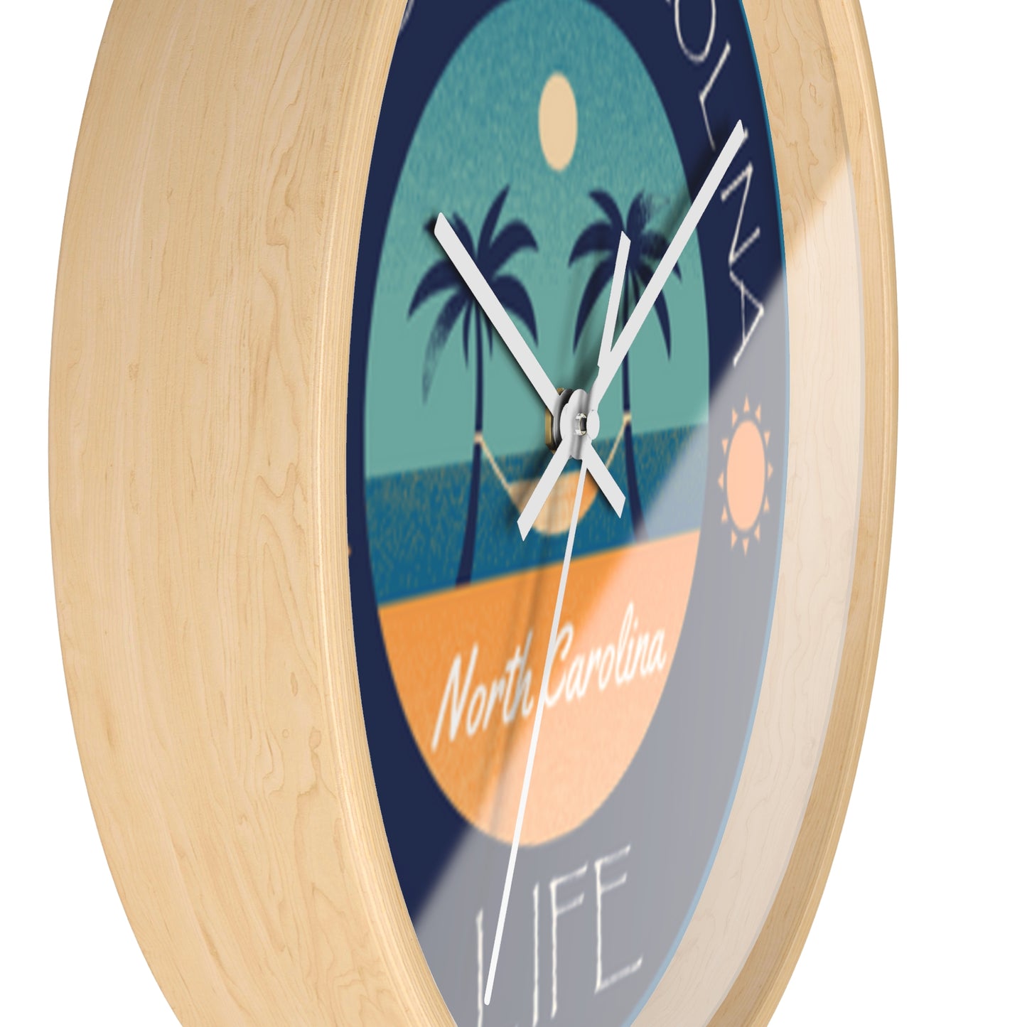North Carolina Coastal Carolina Wall Clock