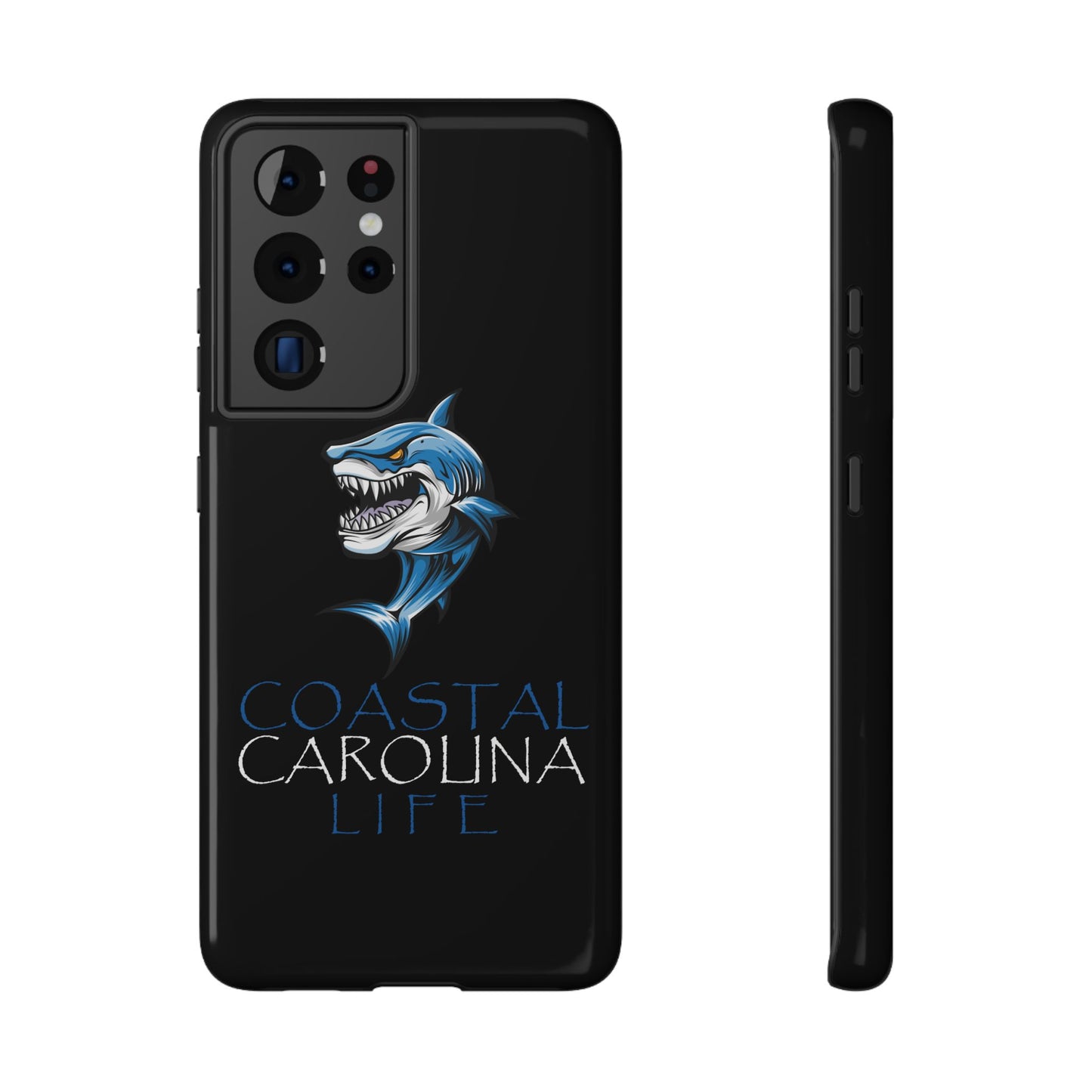 Impact-Resistant Phone Case - iPhone or Samsung - Shark