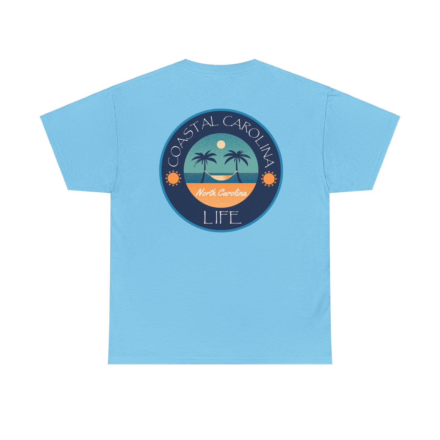 Men's Heavy Cotton T-Shirt - North Carolina