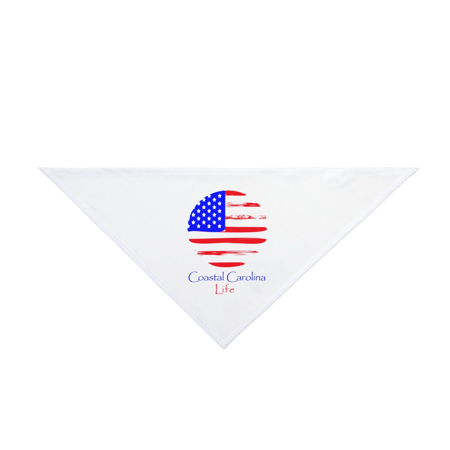 American Flag Coastal Pet Bandana