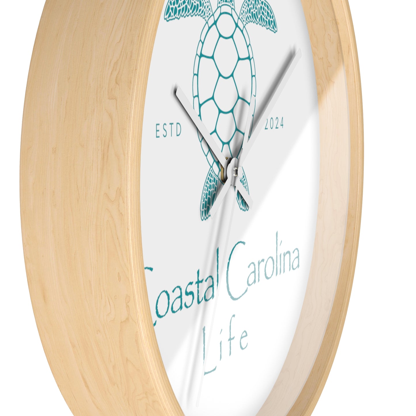 Sea Turtle Coastal Carolina Wall Clock