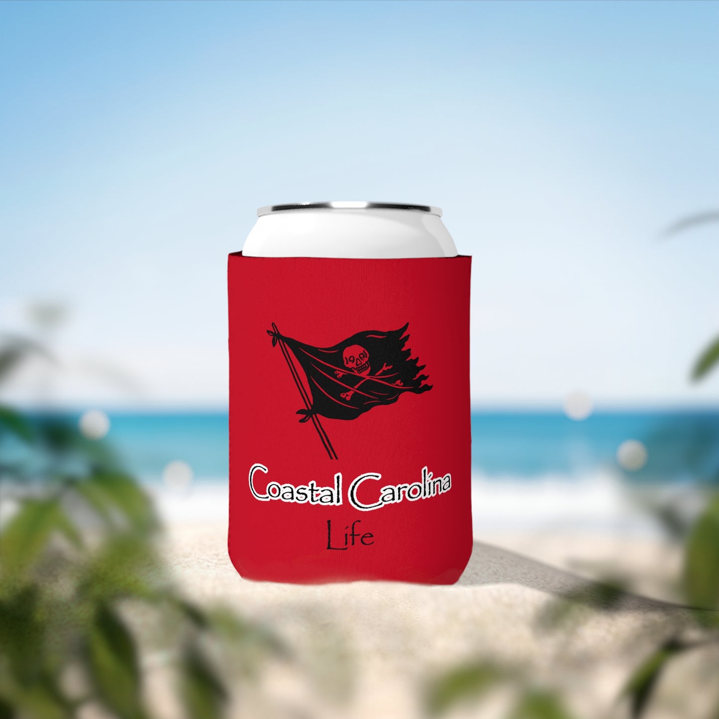 Pirate Flag Coastal Koozie