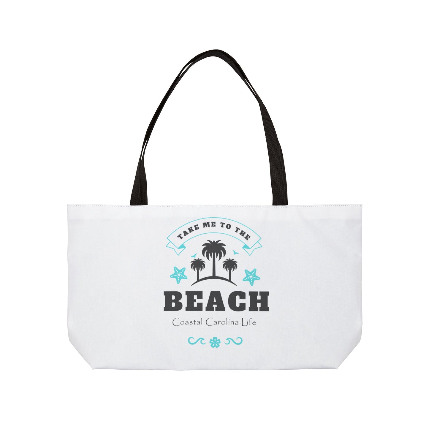 Take Me to the Beach Coastal Weekender Tote