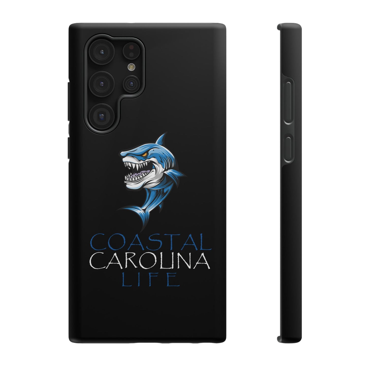 Impact-Resistant Phone Case - iPhone or Samsung - Shark