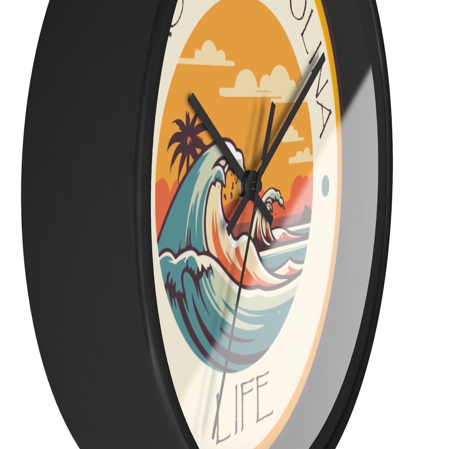 Waves Coastal Carolina Wall Clock