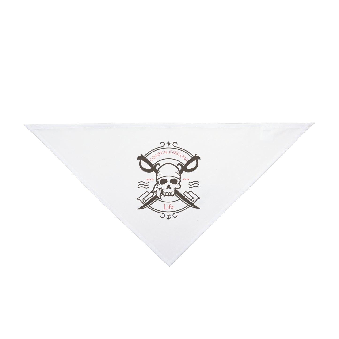 Pirate Skull Coastal Pet Bandana
