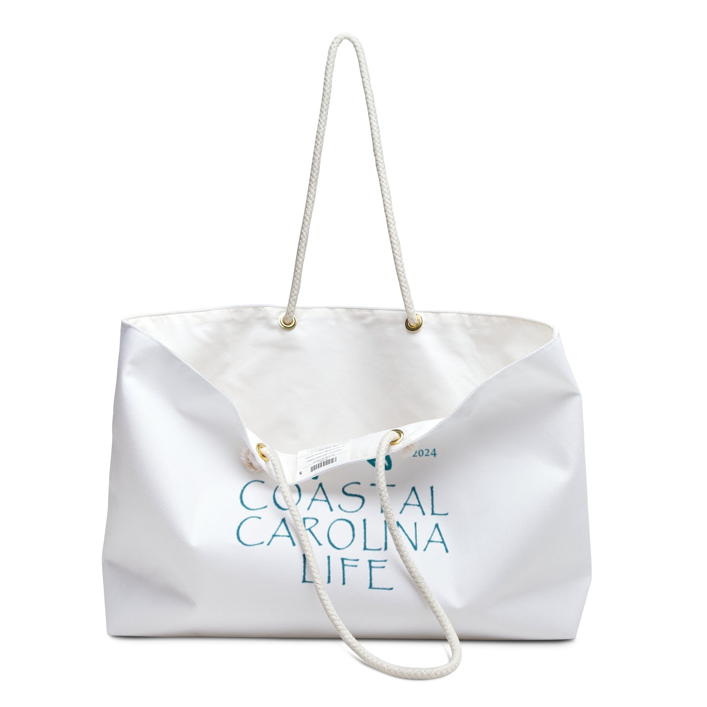 Baby Sea Turtle Coastal Weekender Tote with Rope Handles