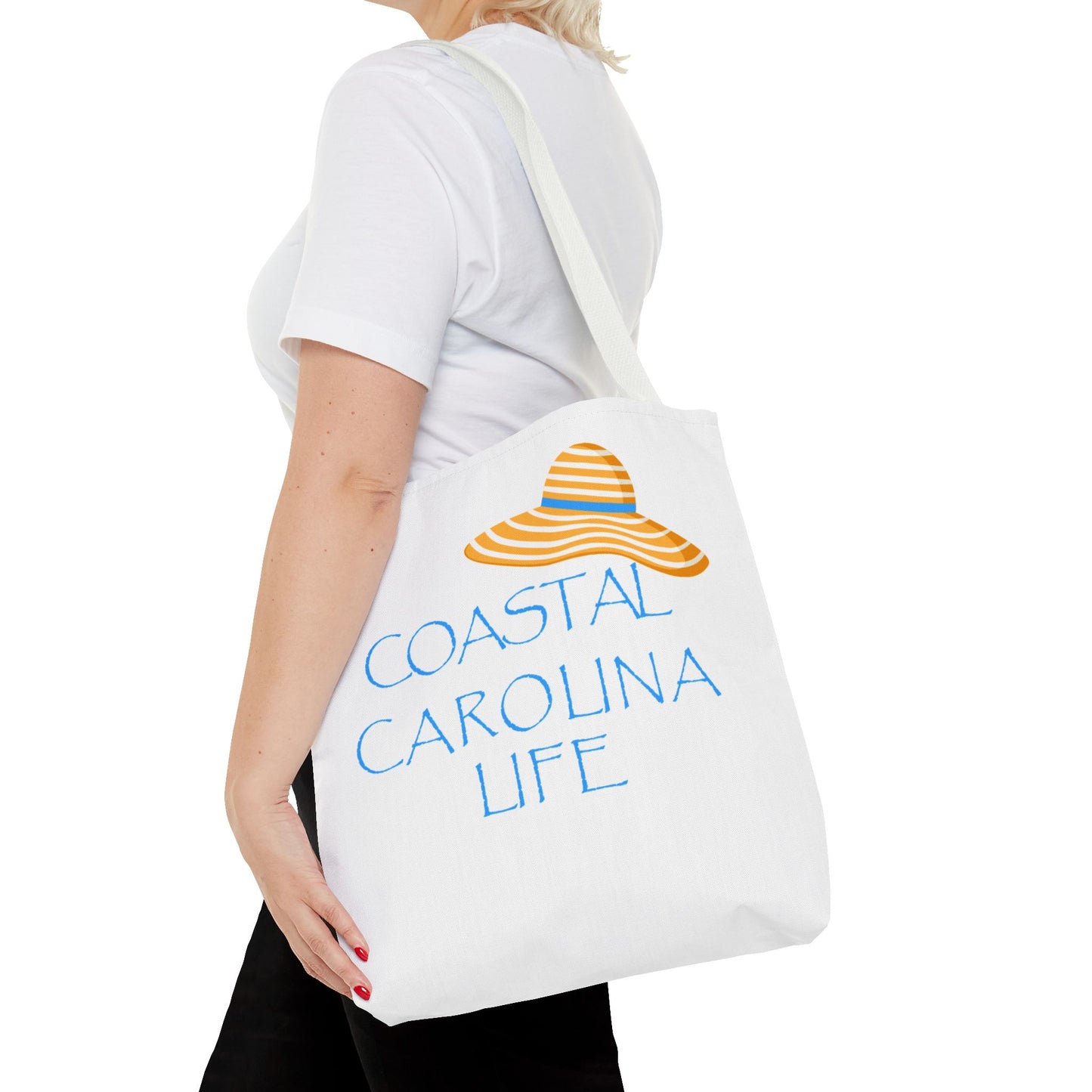 Beach Hat Coastal Tote Bag