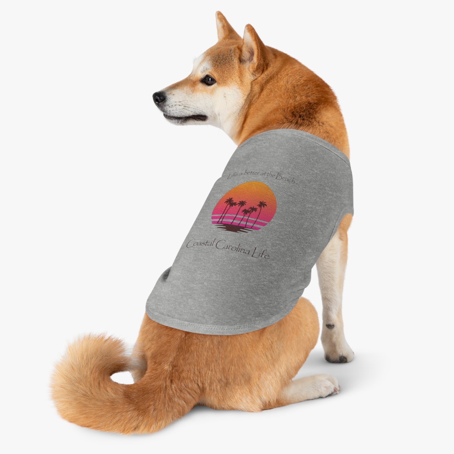 Life is better at the Beach Coastal Pet Shirt