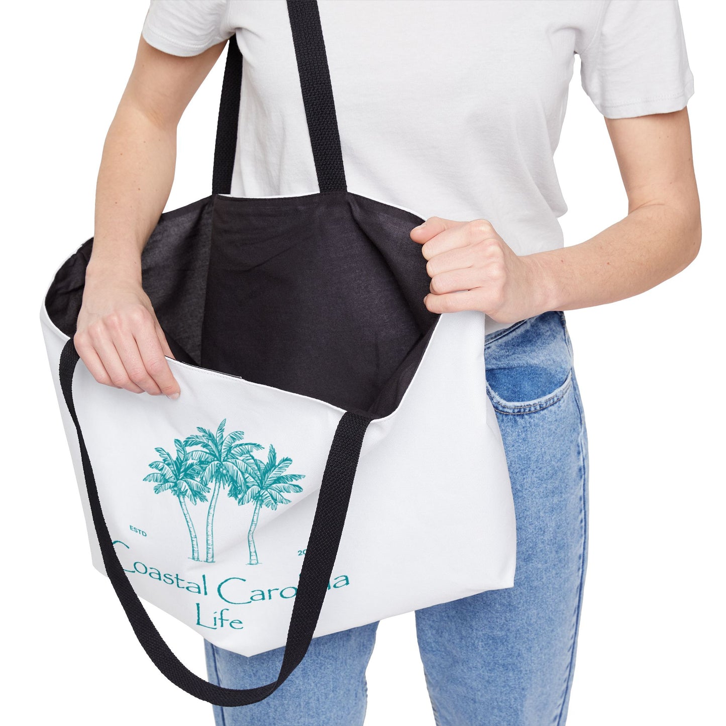 Palm Trees Coastal Weekender Tote