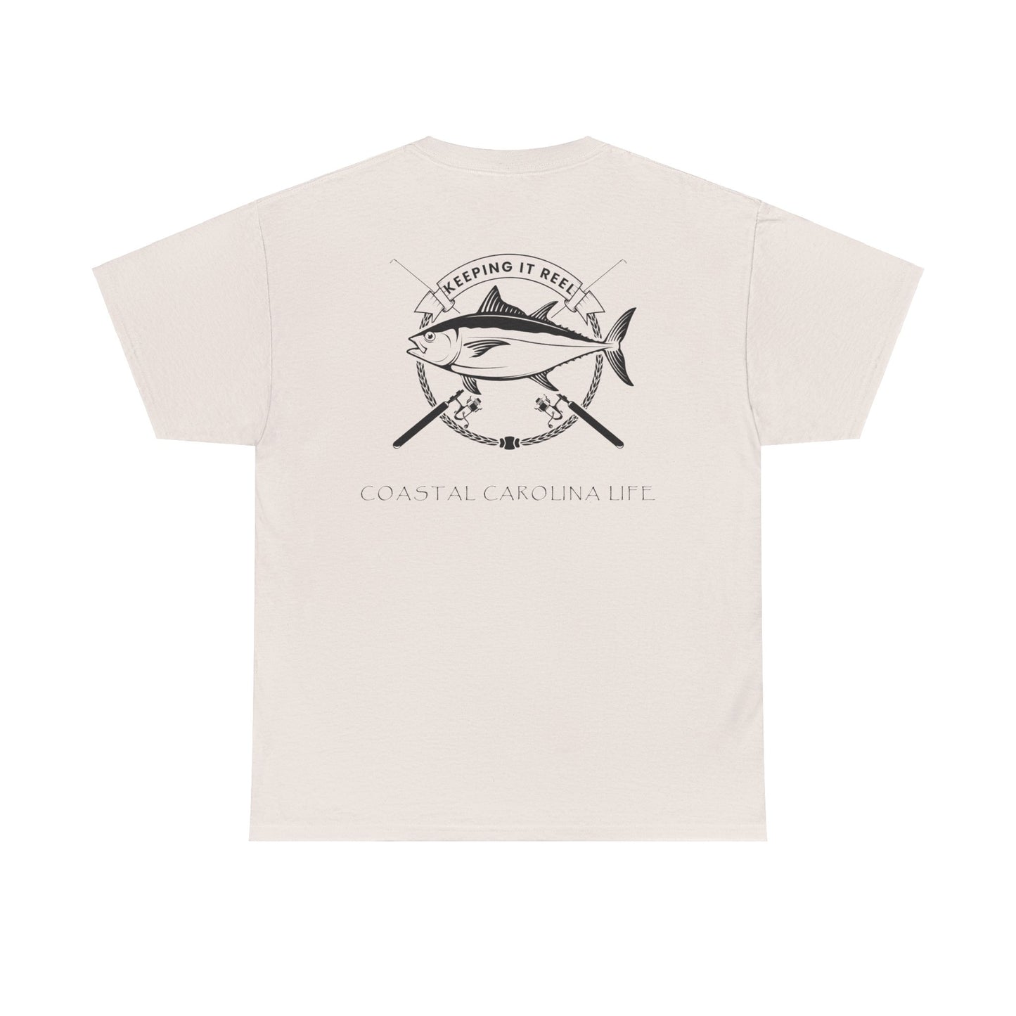Men's Heavy Cotton T-Shirt - Keeping it Reel