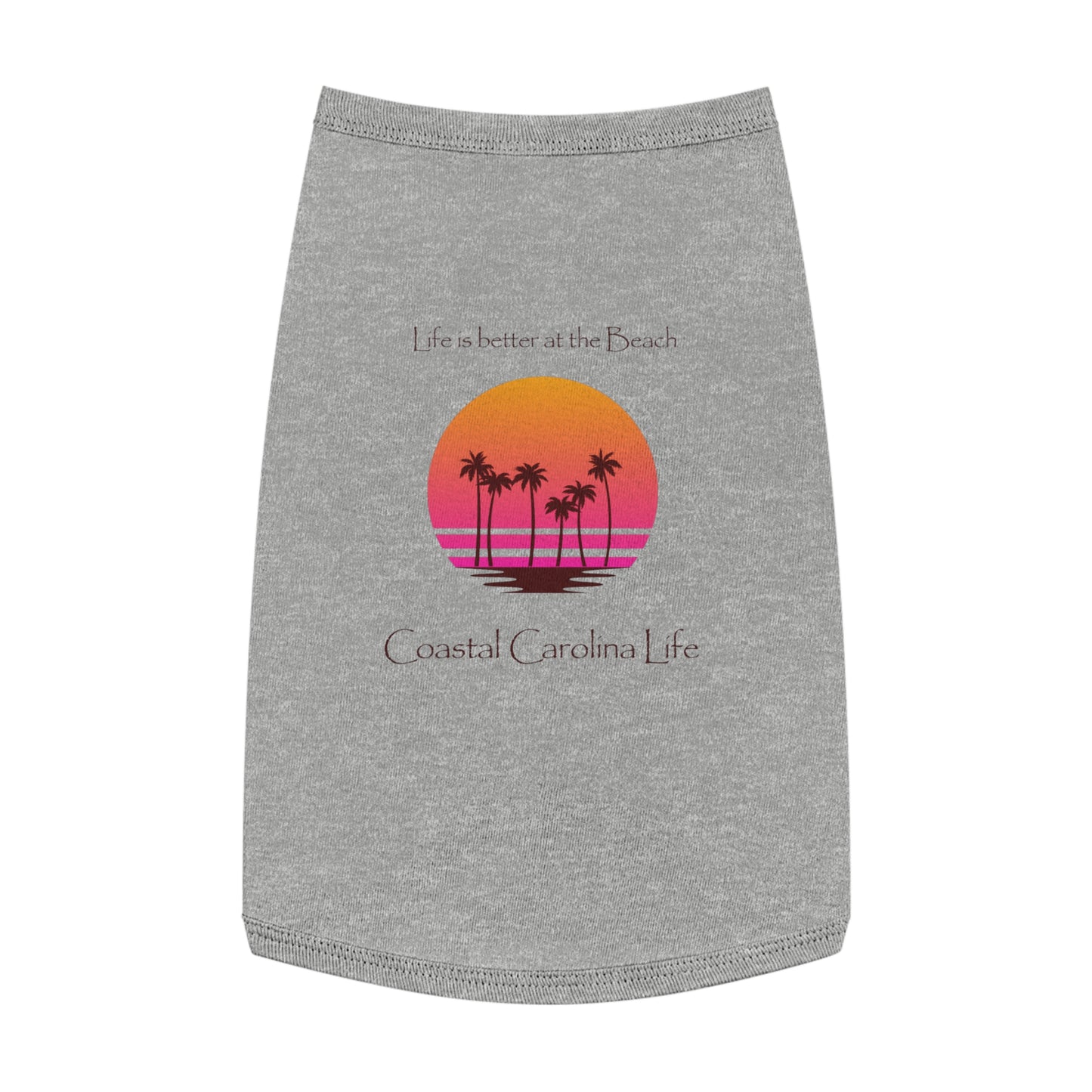 Life is better at the Beach Coastal Pet Shirt