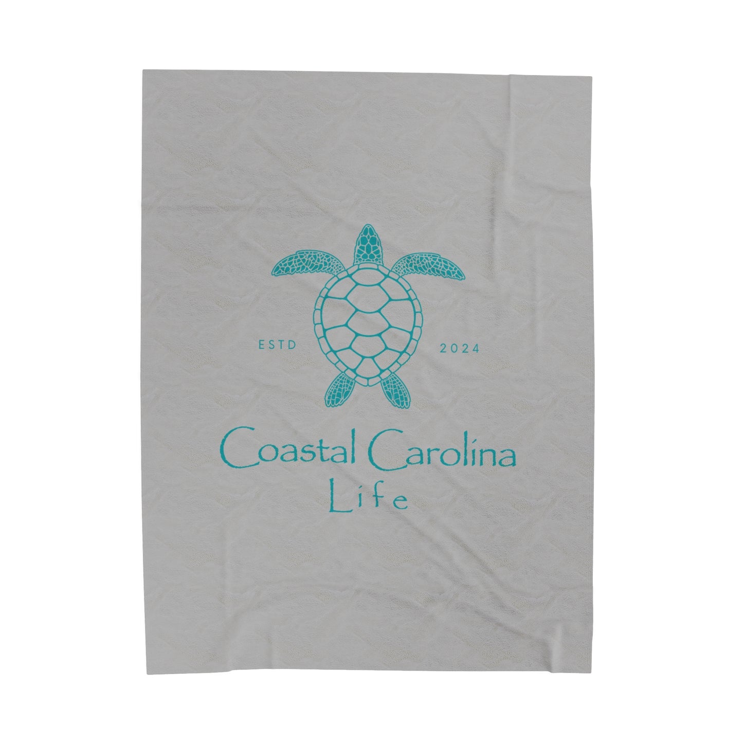 Sea Turtle Velveteen Plush Blanket