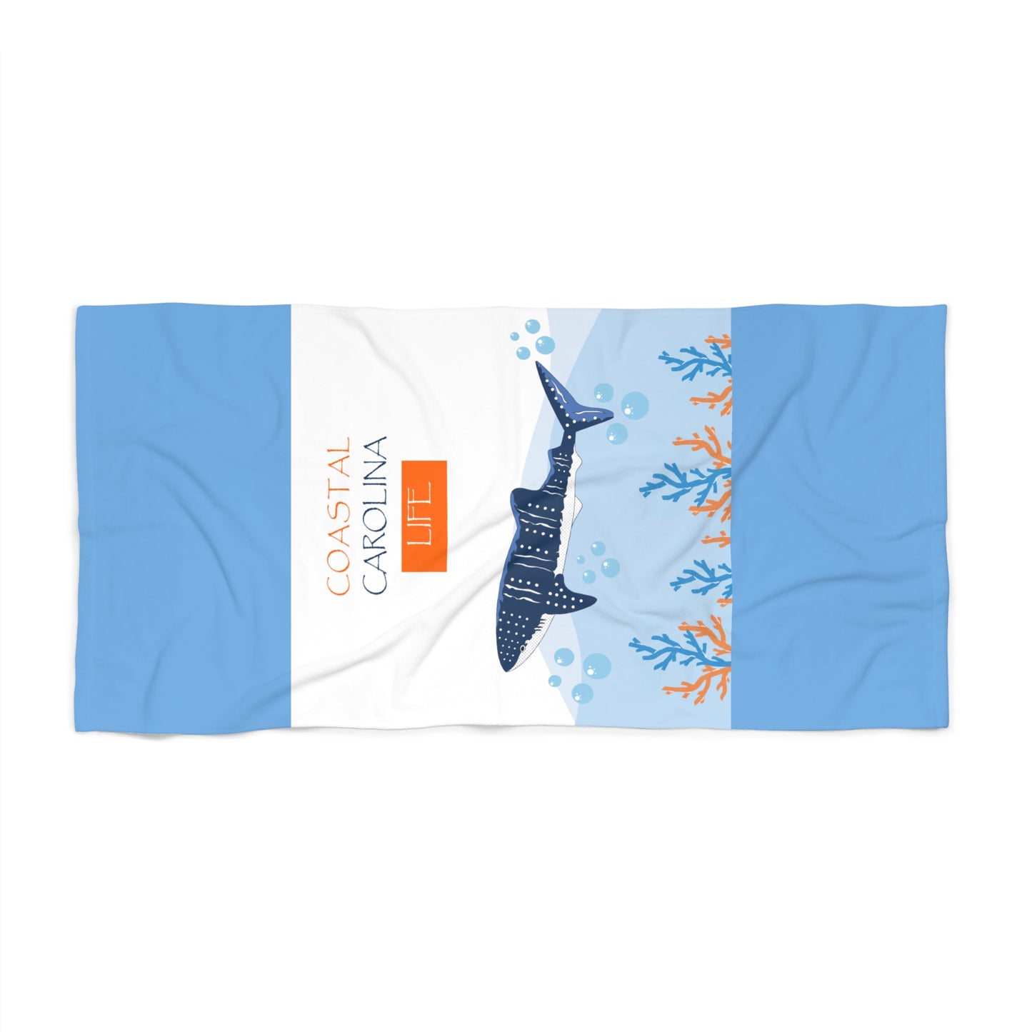 Shark Coastal Beach Towel