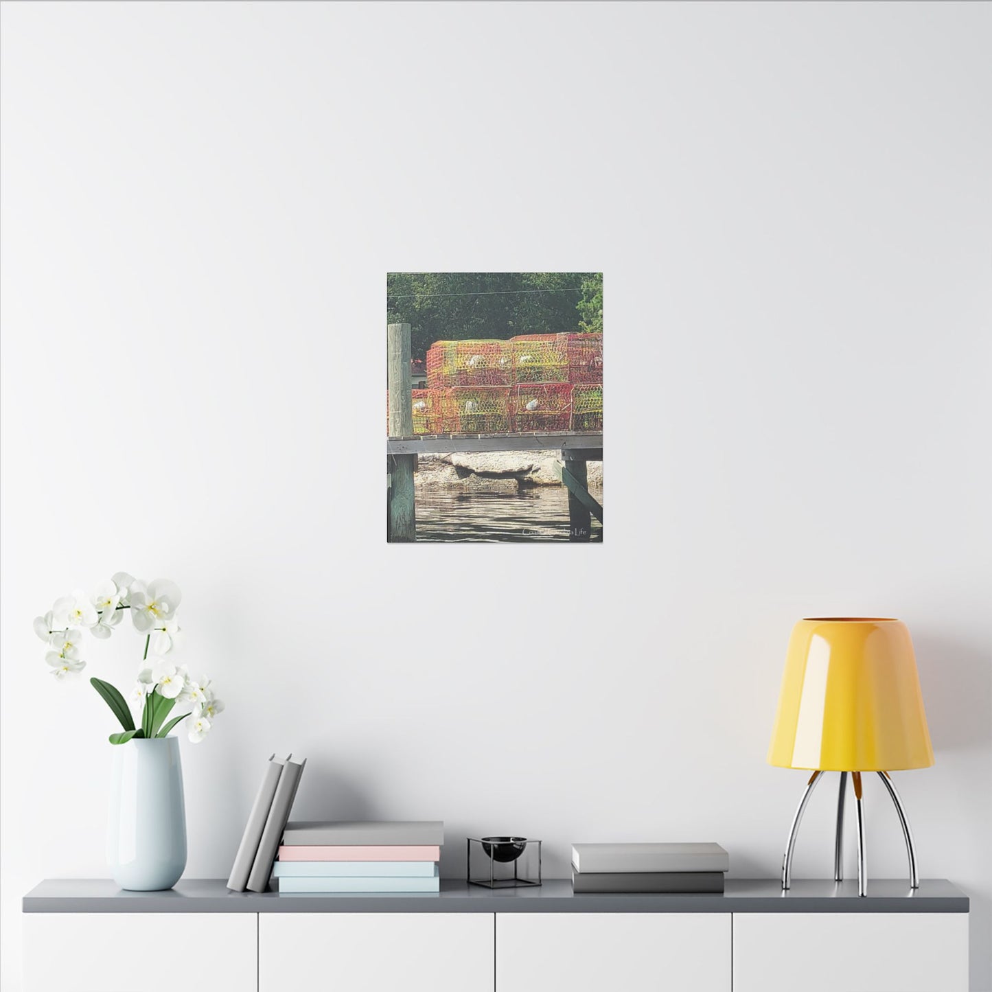 Crab Pots Coastal Carolina Canvas