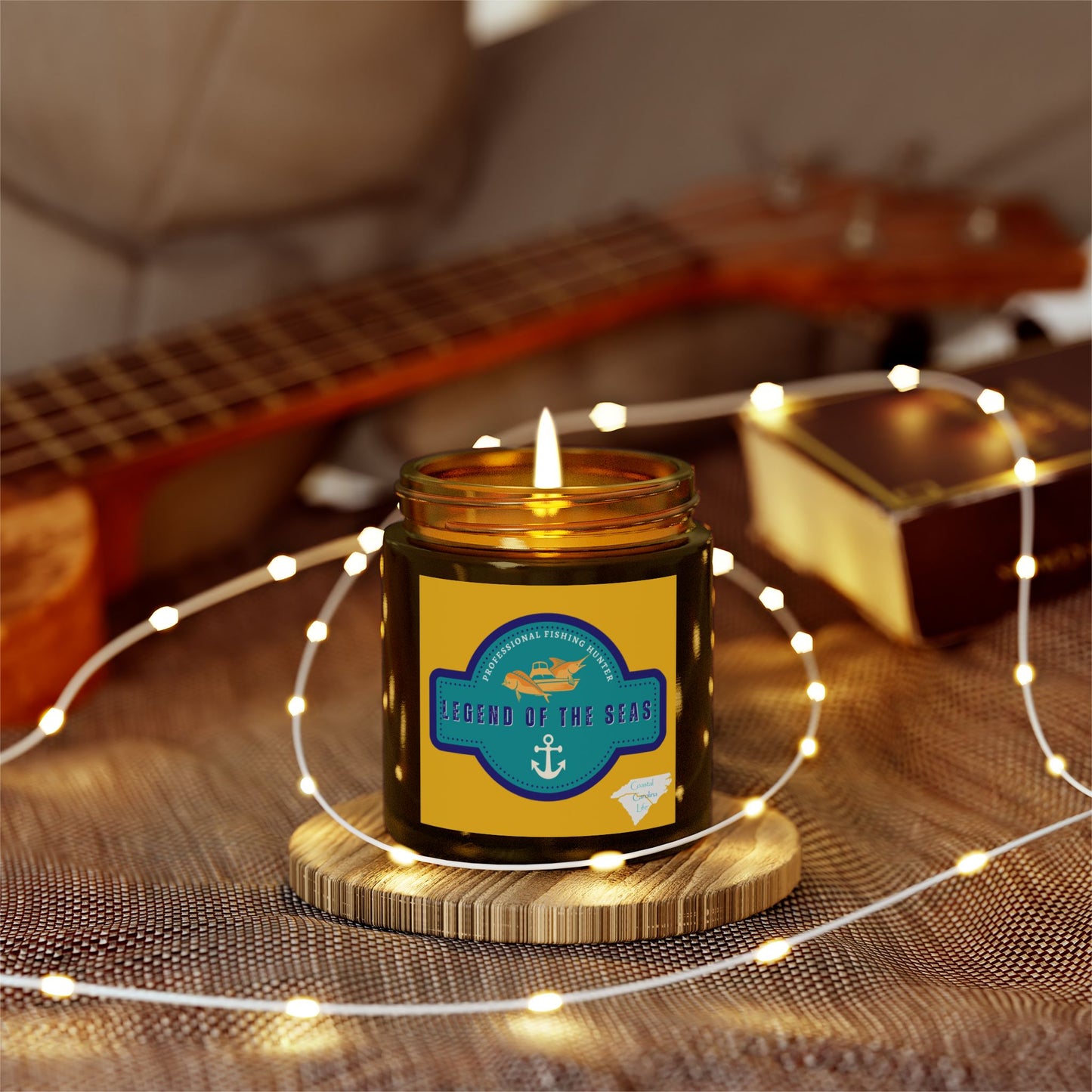 Coconut Apricot Wax Scented Candles - Legend of the Seas