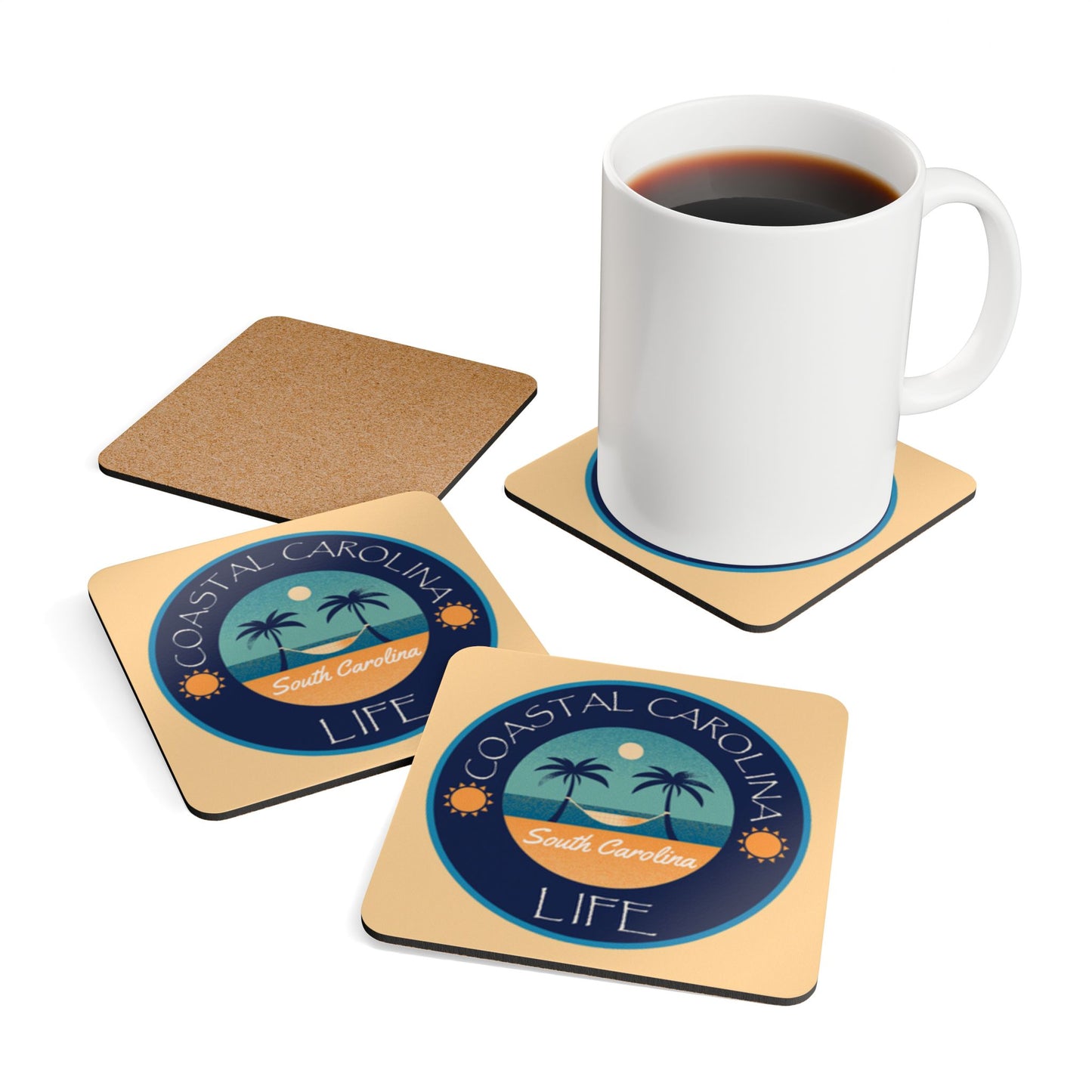 South Carolina Coastal Coaster Set