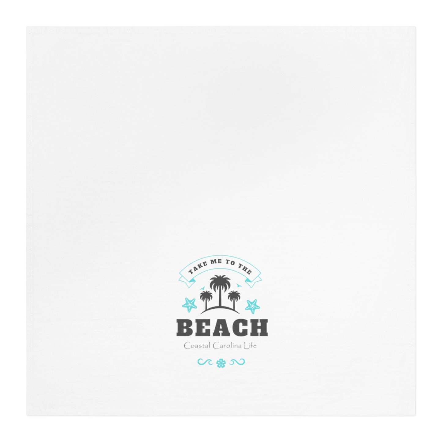 Take Me to the Beach Coastal Tea Towel