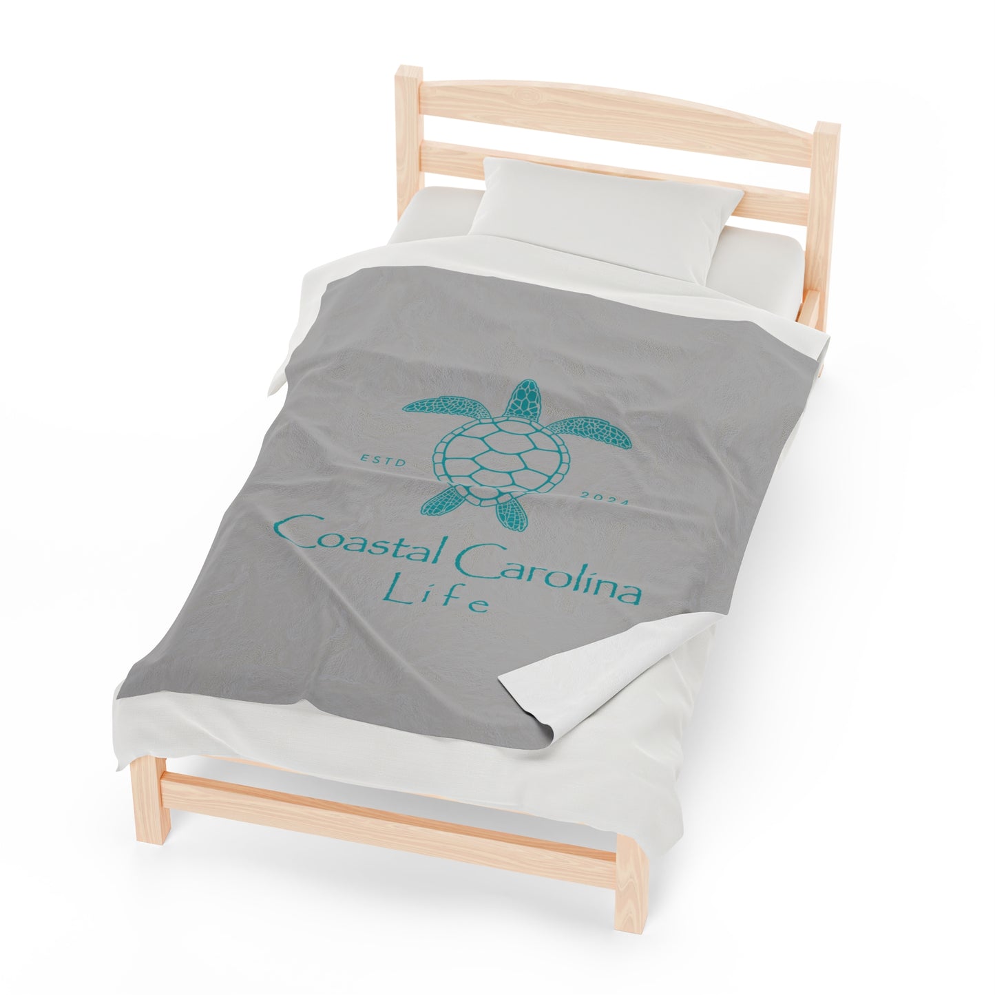 Sea Turtle Velveteen Plush Blanket