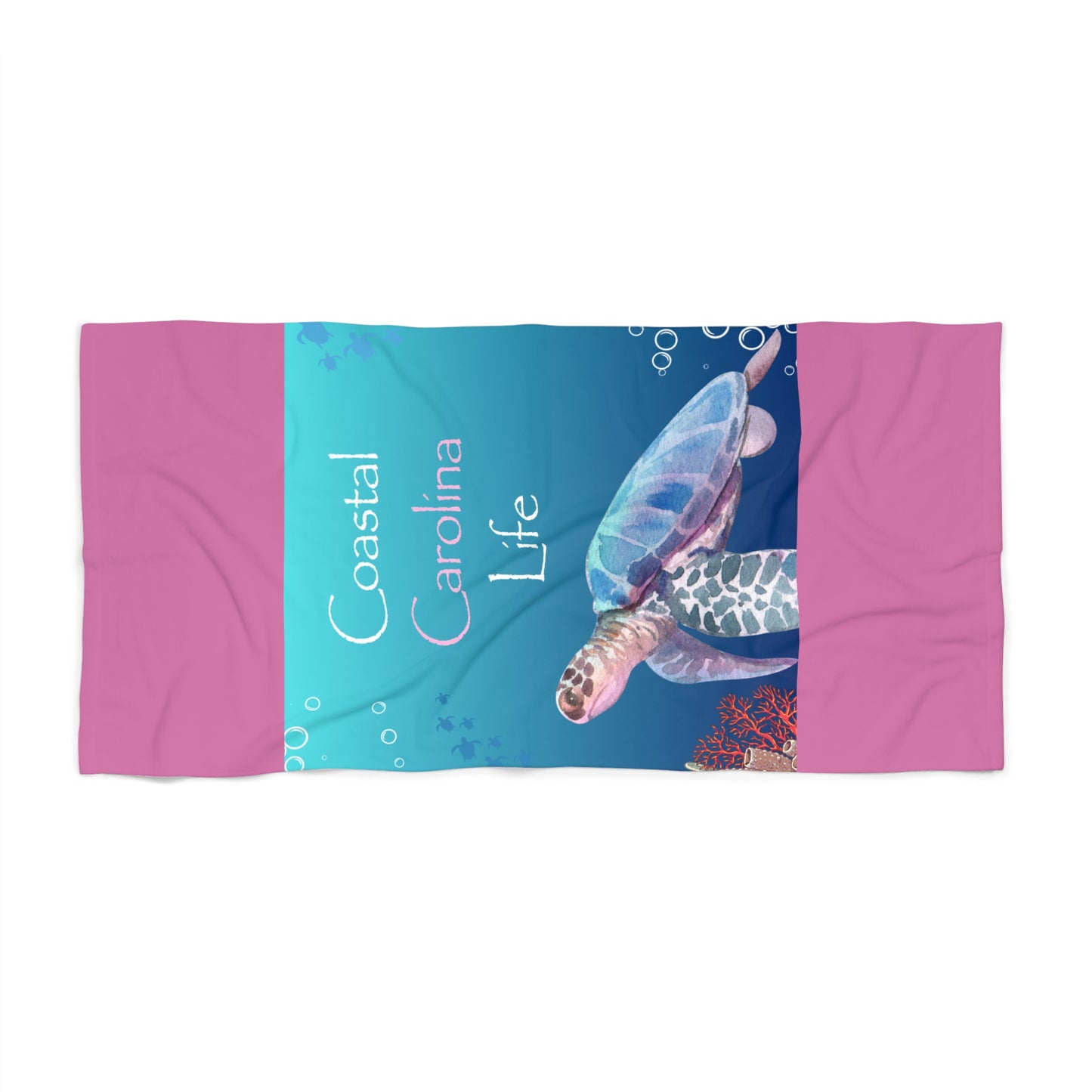 Beach Towel - Swimming Sea Turtle