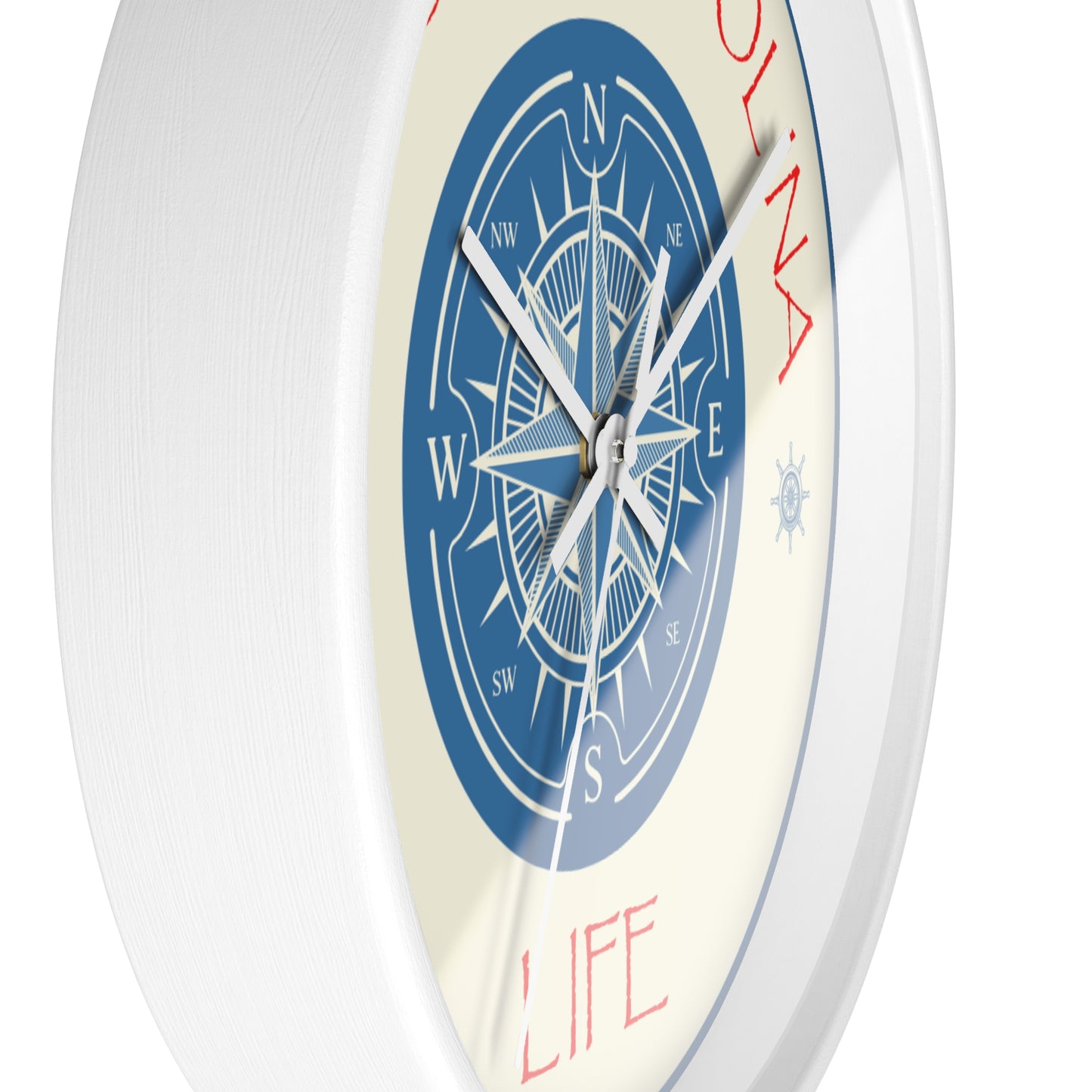Compass Coastal Carolina Wall Clock