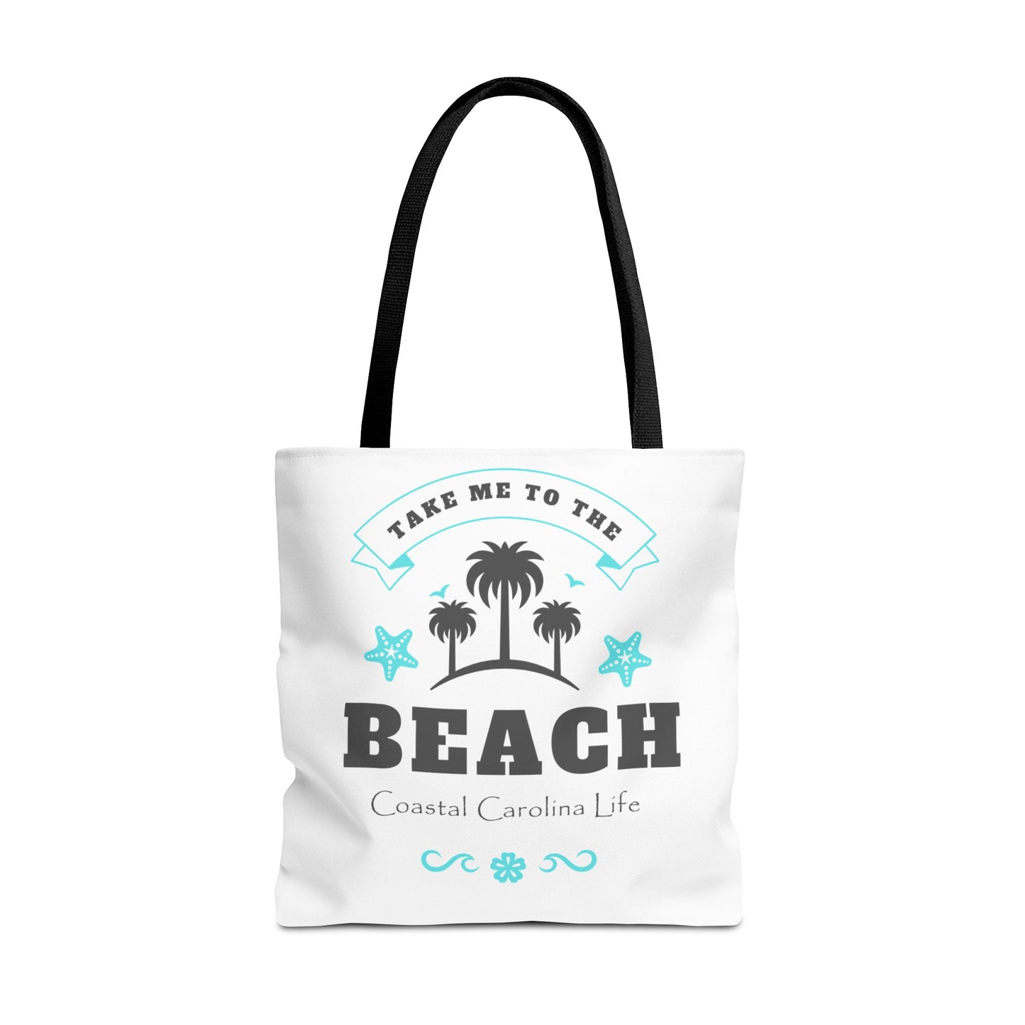 Take Me to the Beach Coastal Tote Bag