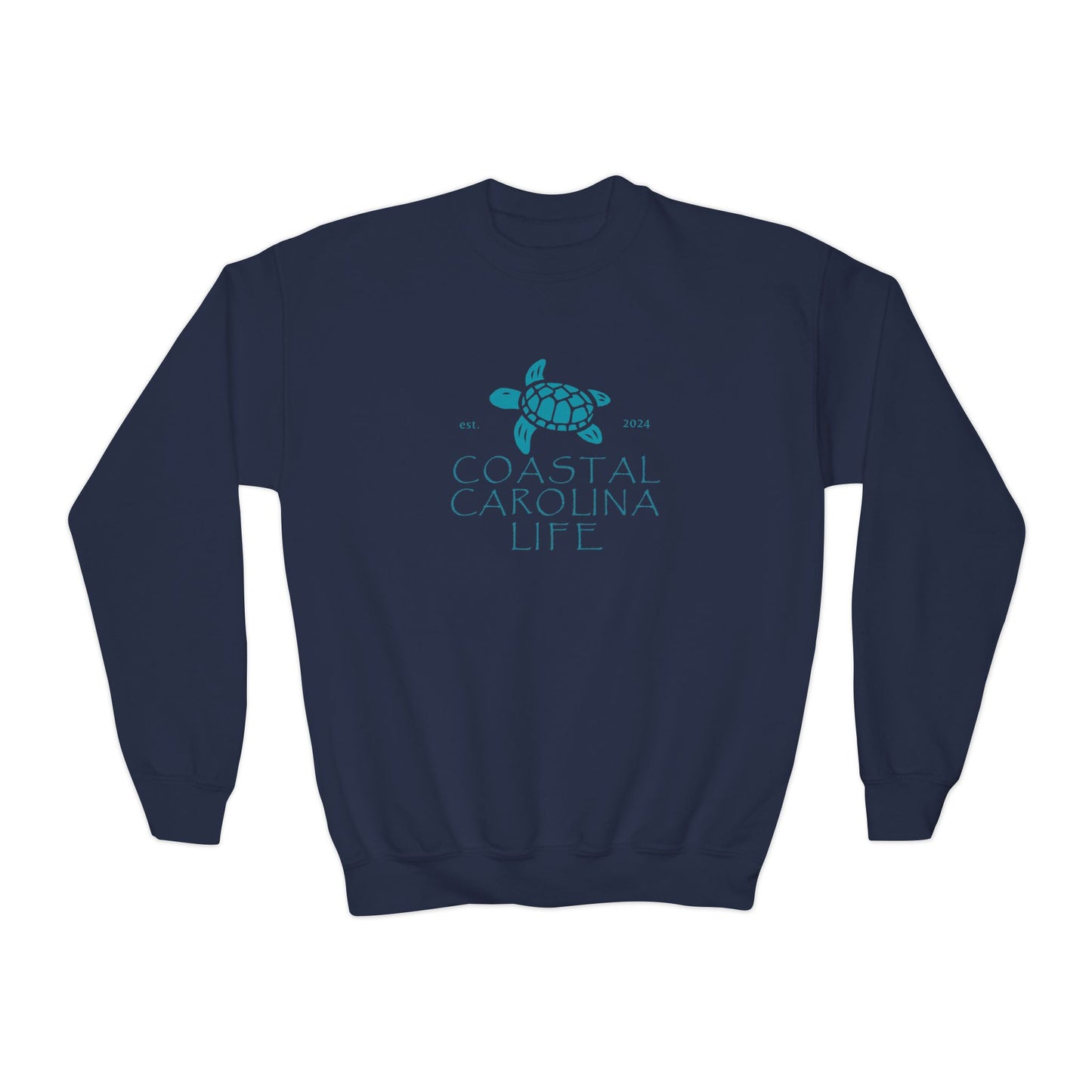 Coastal Youth Sweatshirt - Baby Sea Turtle Est 2024