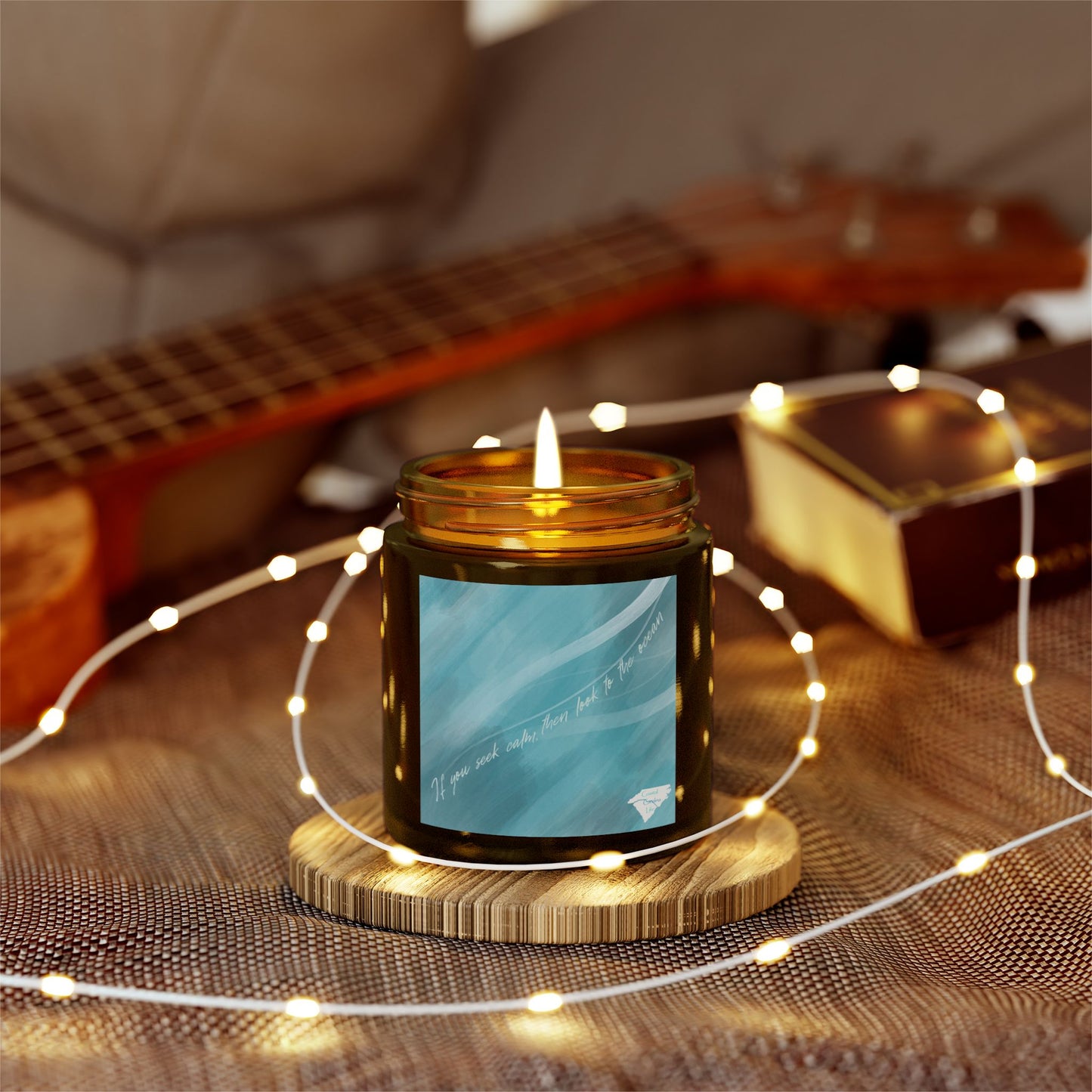 Coconut Apricot Wax Scented Candles - If You Seek Calm
