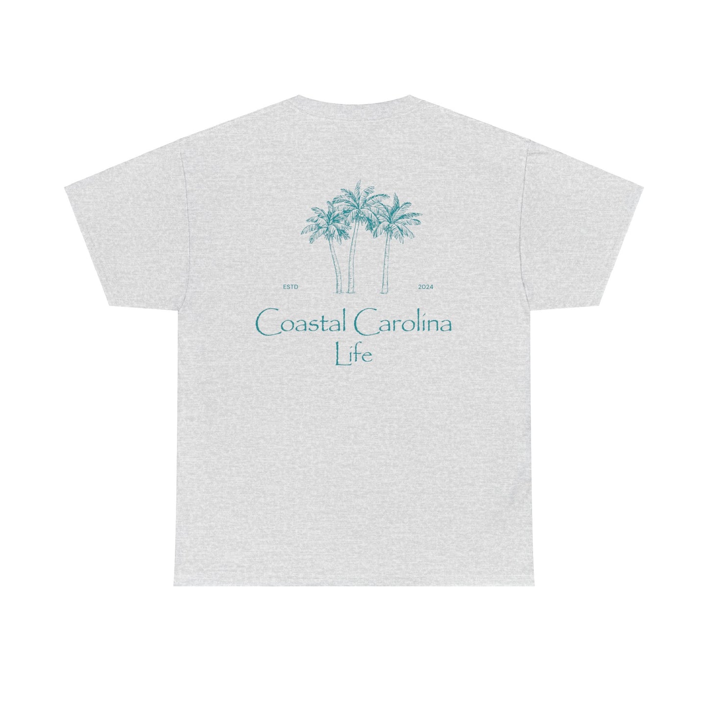 Women's Heavy Cotton T-Shirt - Palm Trees