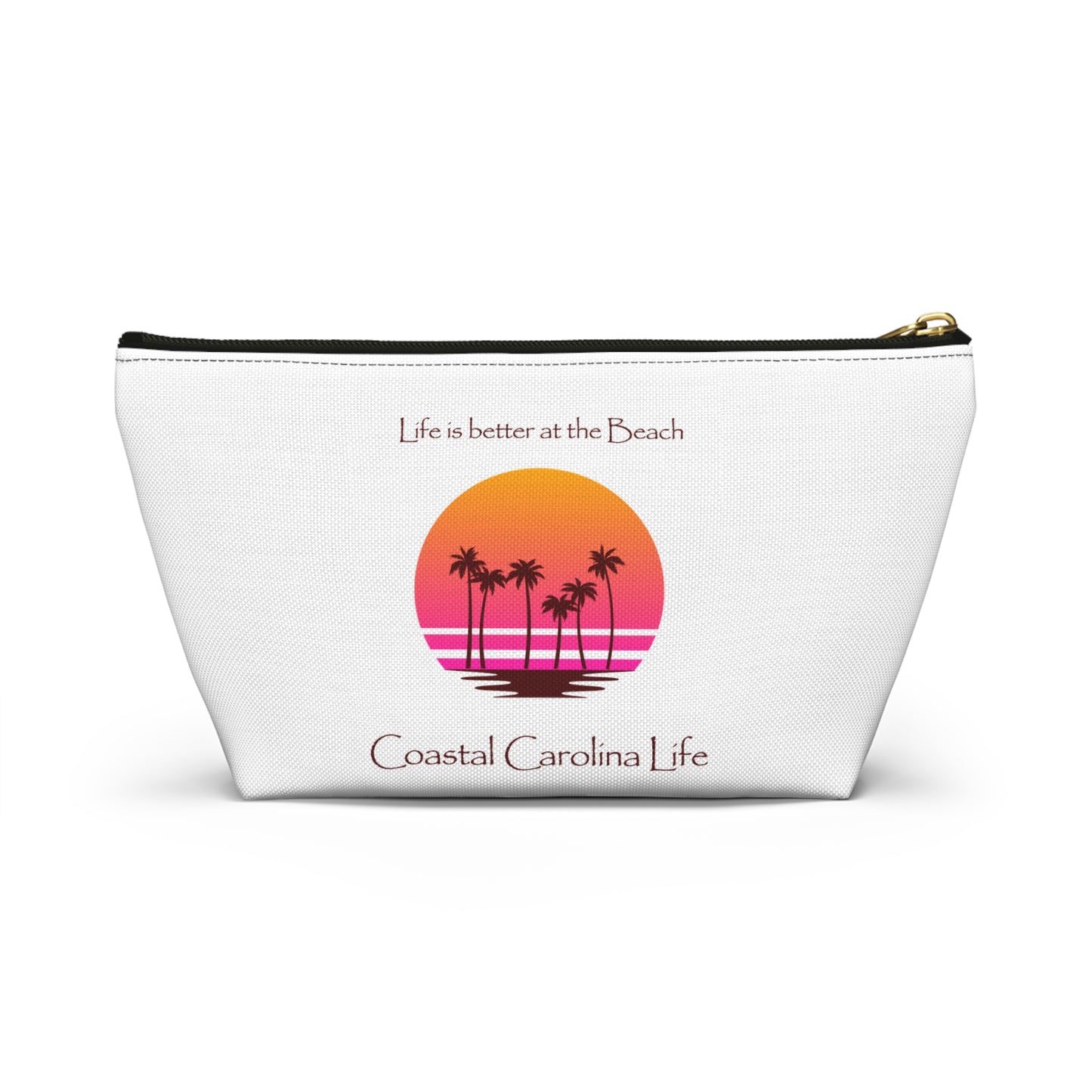 Life is better at the Beach Travel Accessory Pouch