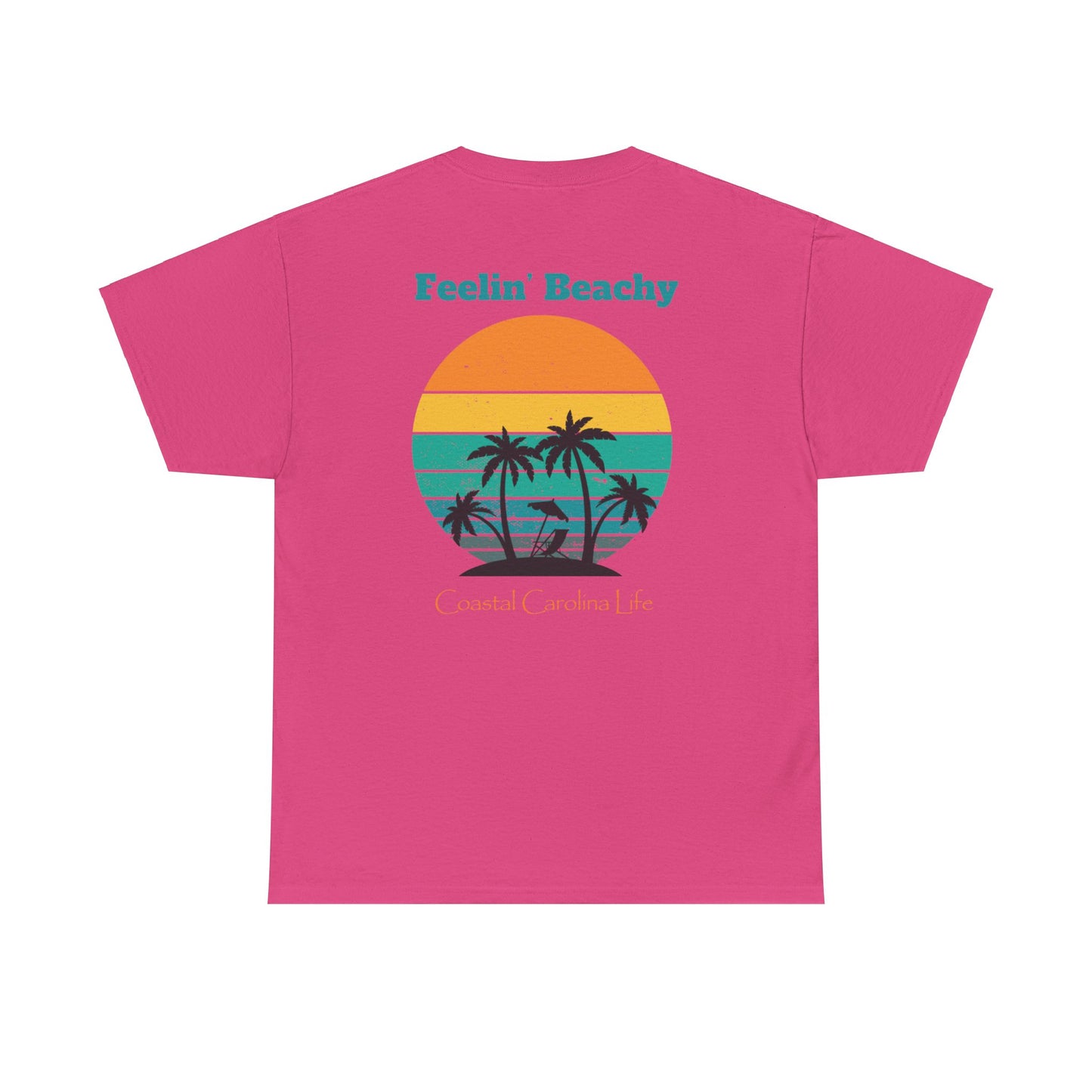 Women's Heavy Cotton T-Shirt - Feelin' Beachy