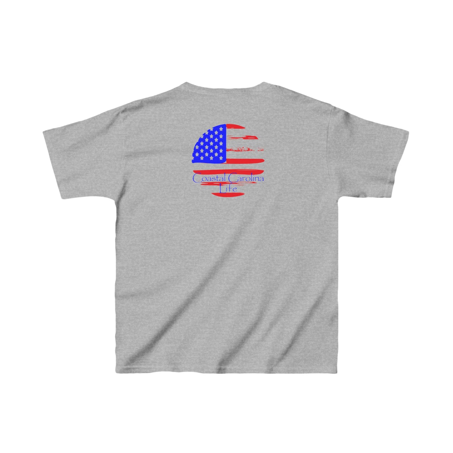 American Flag Kids Beach T-Shirt