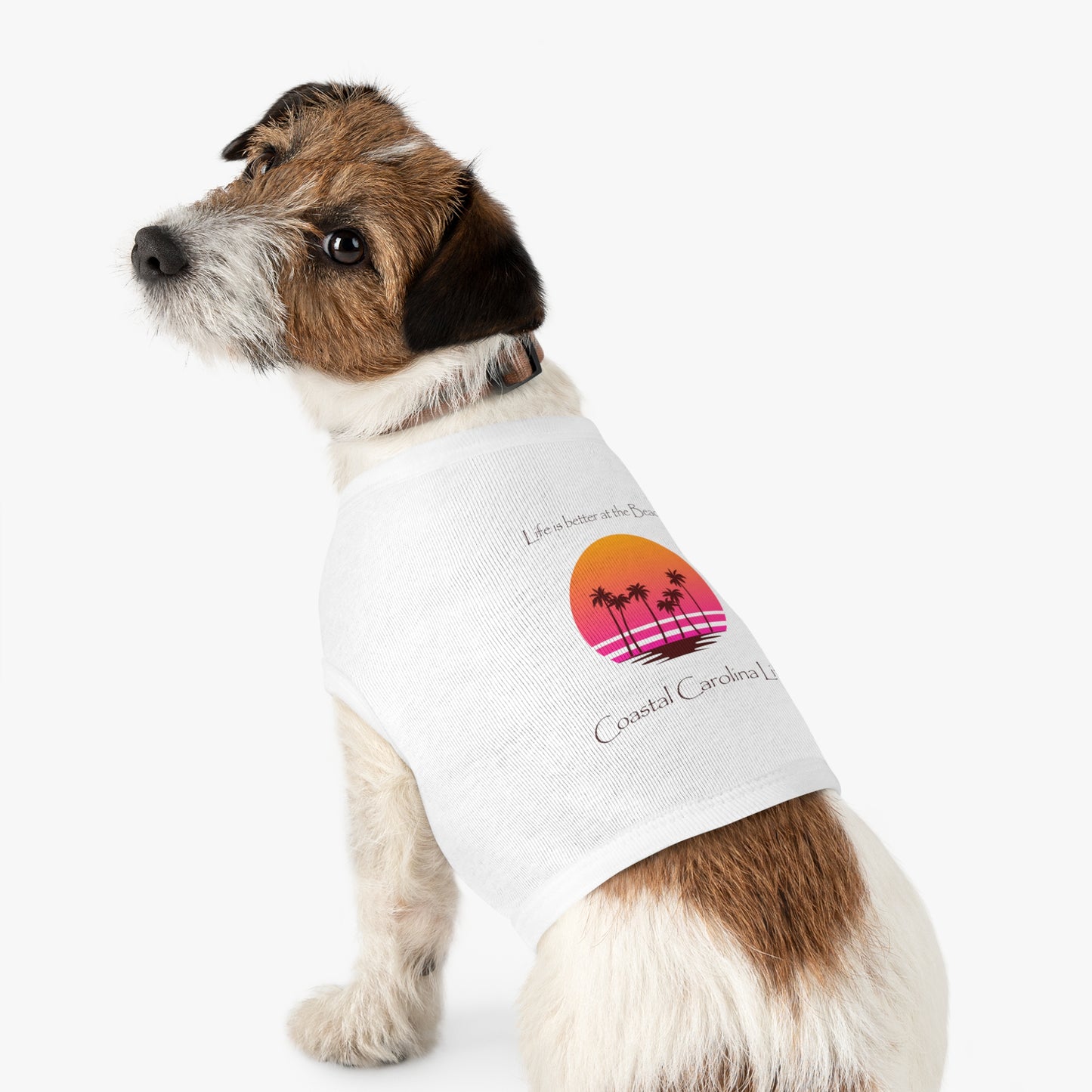 Life is better at the Beach Coastal Pet Shirt