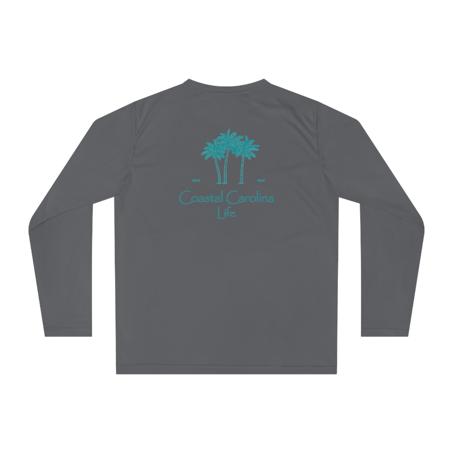 Women's Performance Long Sleeve Shirt - Palm Trees