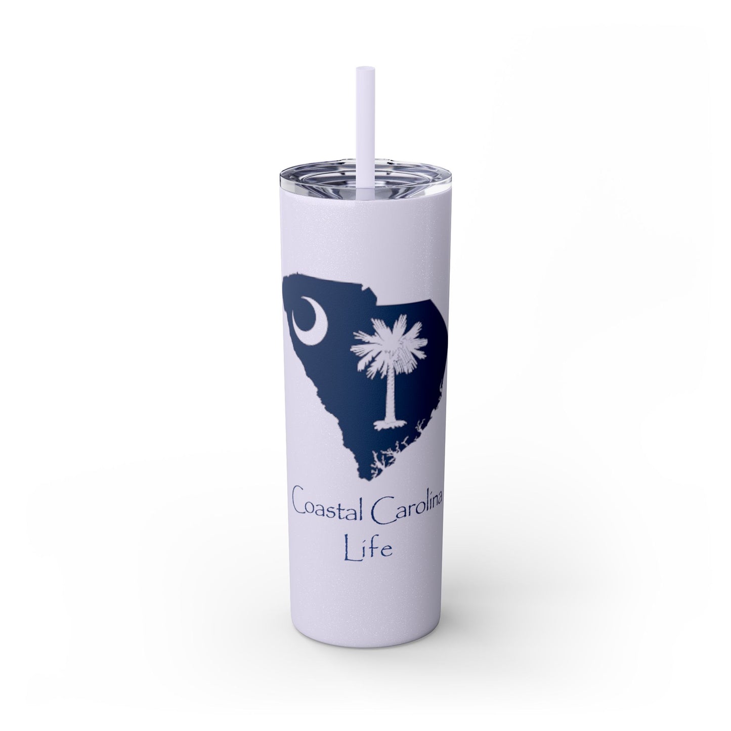 South Carolina Emblem Skinny Tumbler